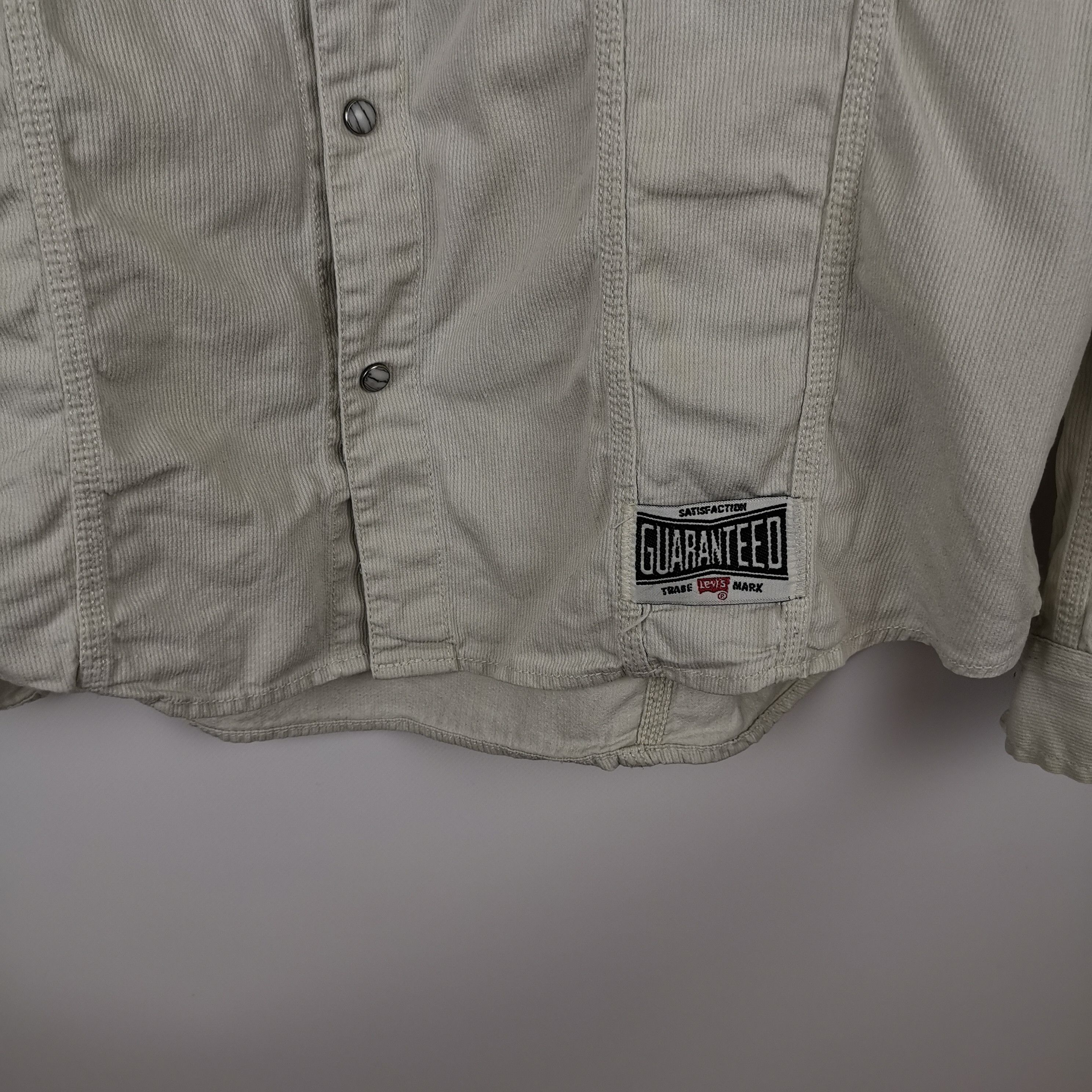 Levi's Levi's vintage 90s corduroy beige overshirt jacket Size US L / EU 52-54 / 3 - 8 Thumbnail
