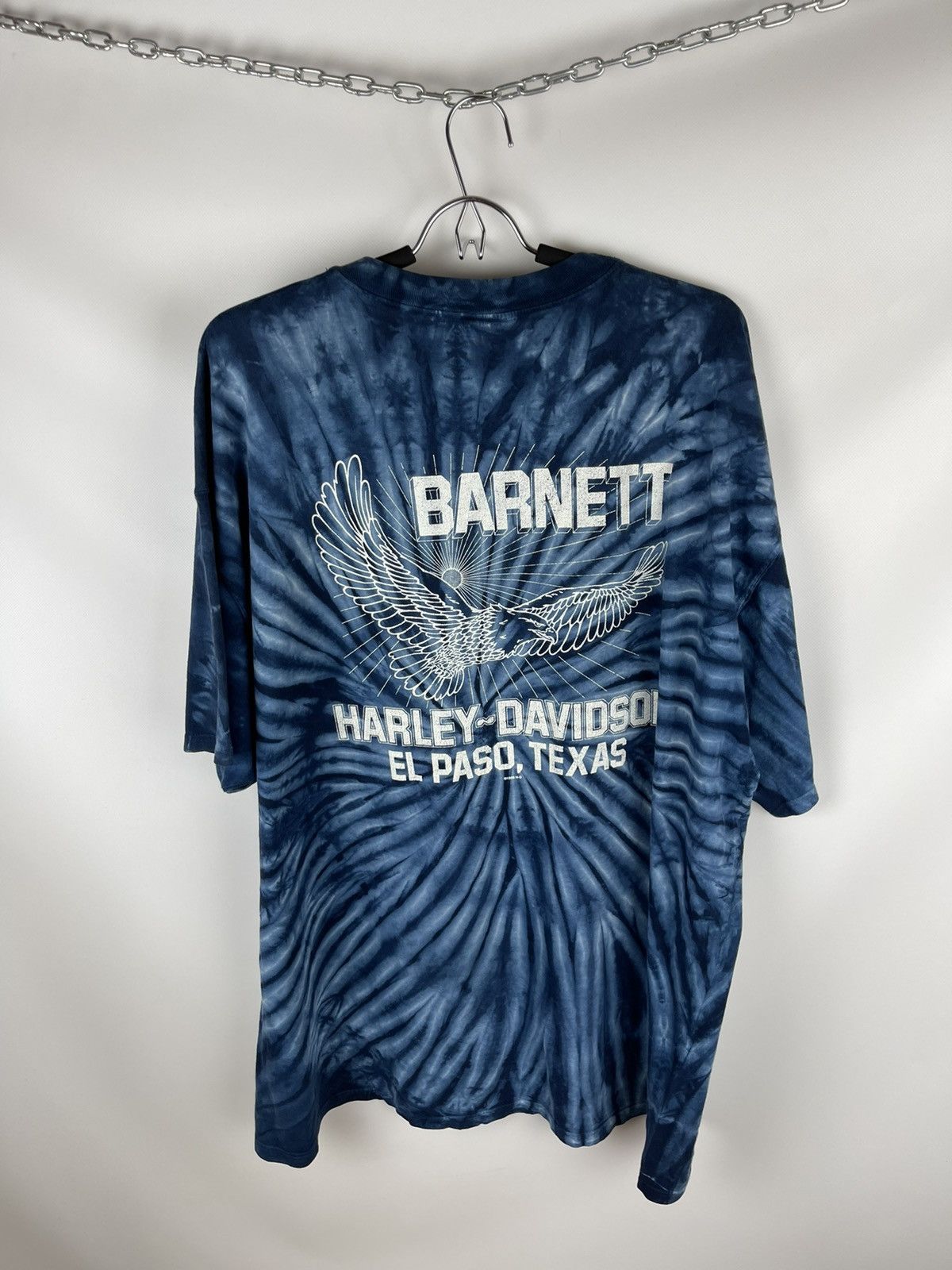 Harley Davidson Harley Davidson vintage 1999 tie dye eagle big logo tee shrt Size US XL / EU 56 / 4 - 2 Thumbnail