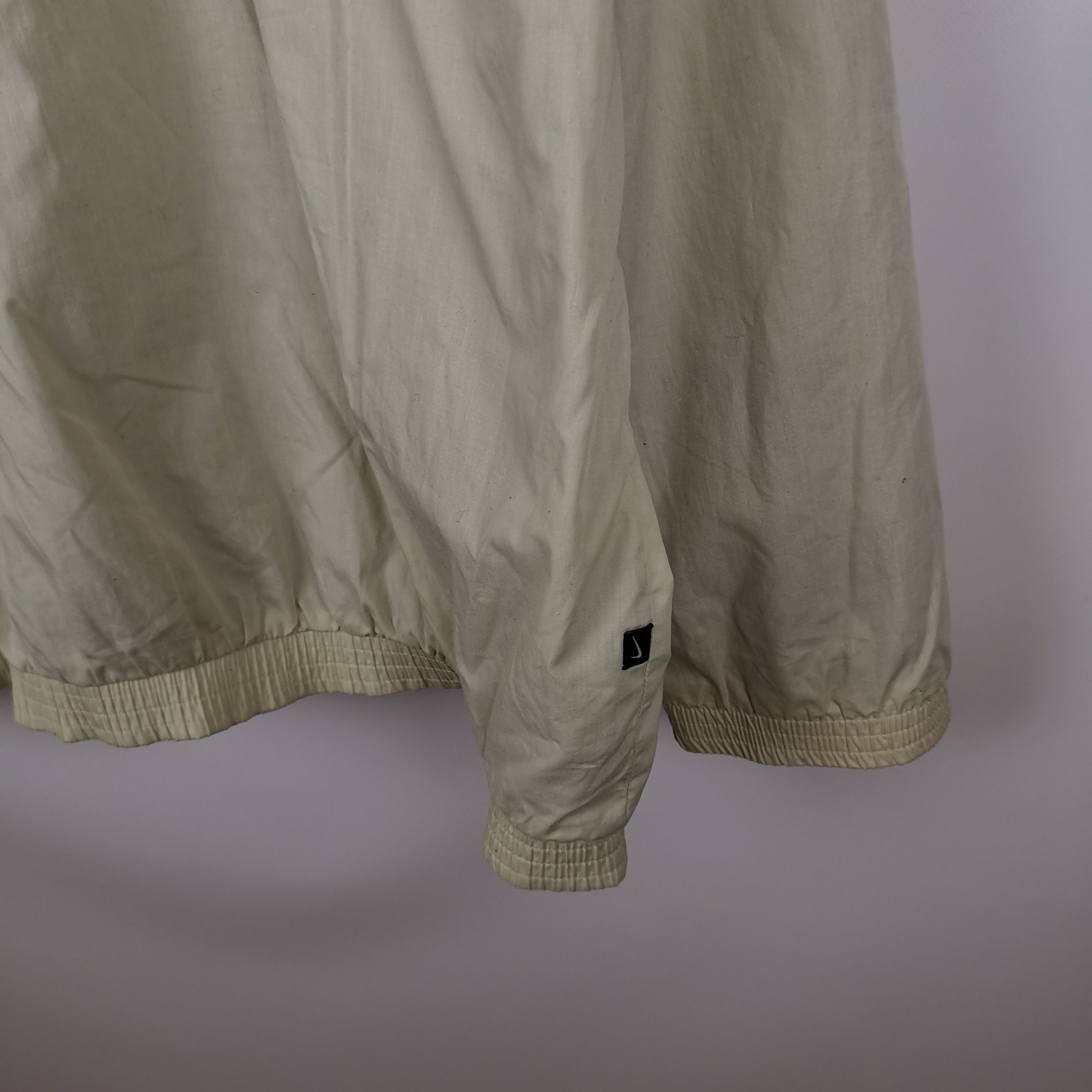 Nike Nike vintage 90s double swoosh beige jacket Size US XL / EU 56 / 4 - 3 Thumbnail