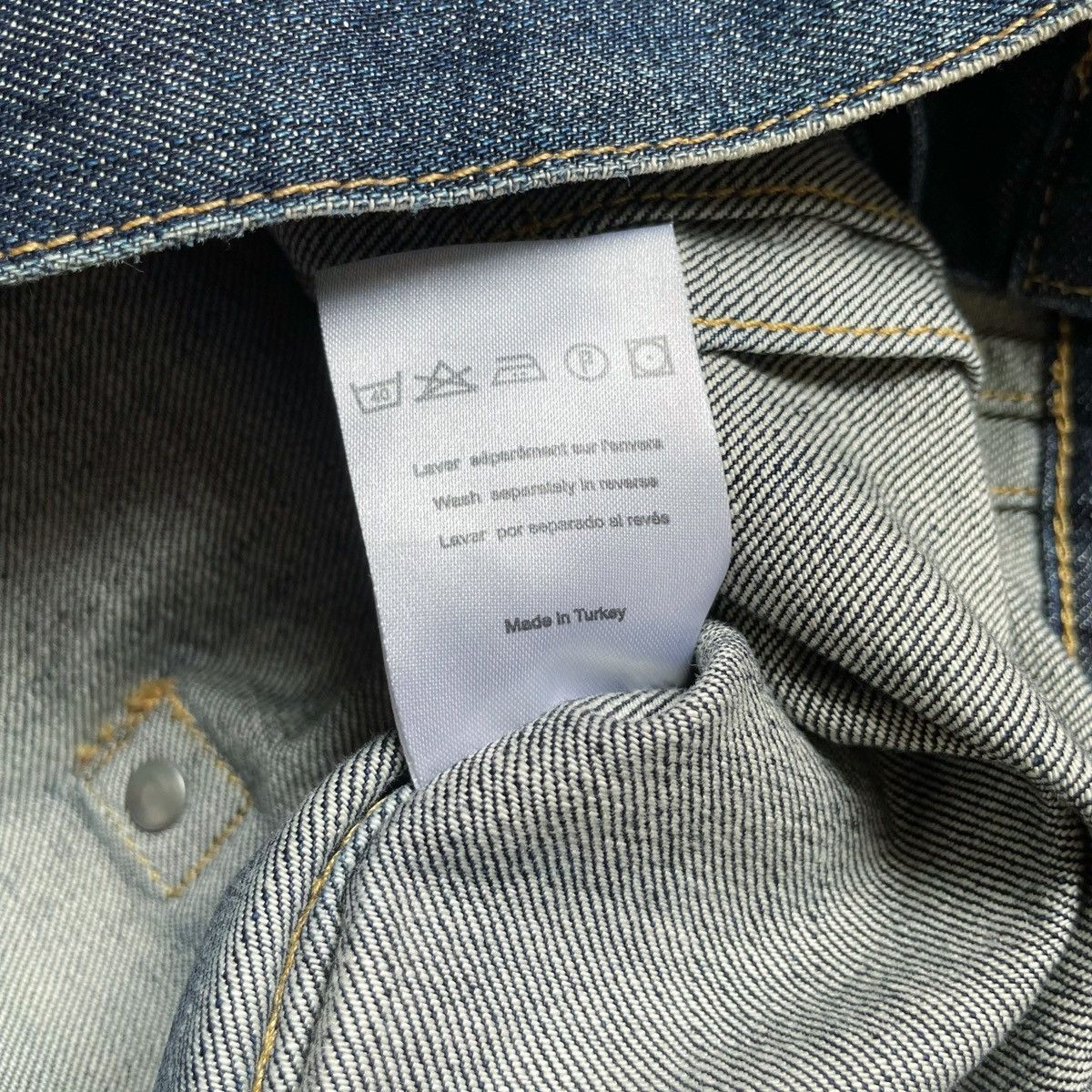 Sandro Sandro Paris Denim Raw Jacket Size US S / EU 44-46 / 1 - 10 Thumbnail