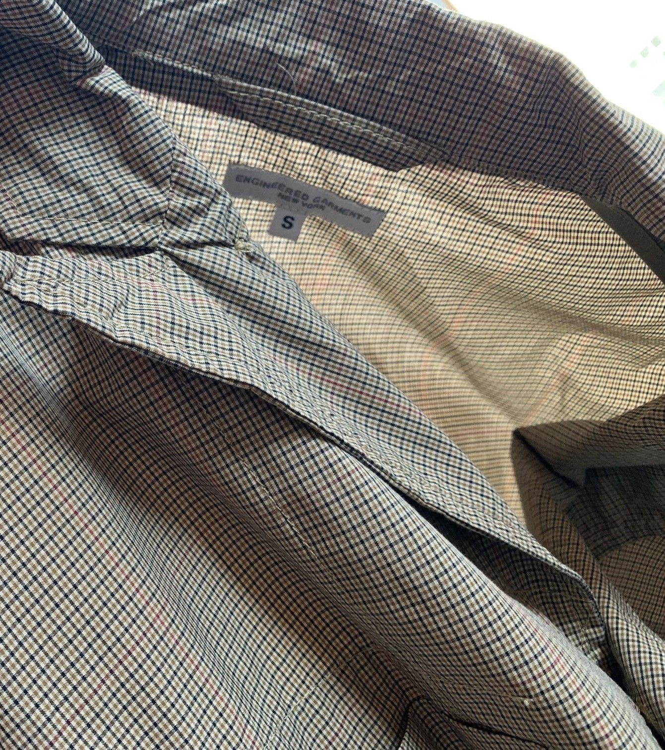 Engineered Garments EG Light Micro-Plaid Set Jacket (S), Pants (M) & Shorts (M) Size 38R - 8 Thumbnail