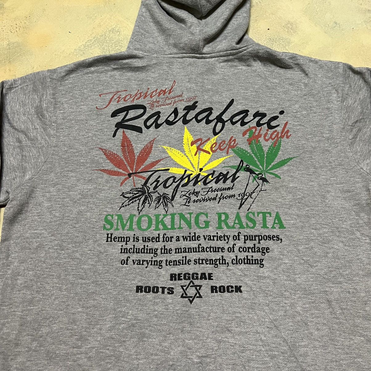 Japanese Brand Smocking Ganja Rasta Hoodie Big Logo Size US XL / EU 56 / 4 - 3 Thumbnail