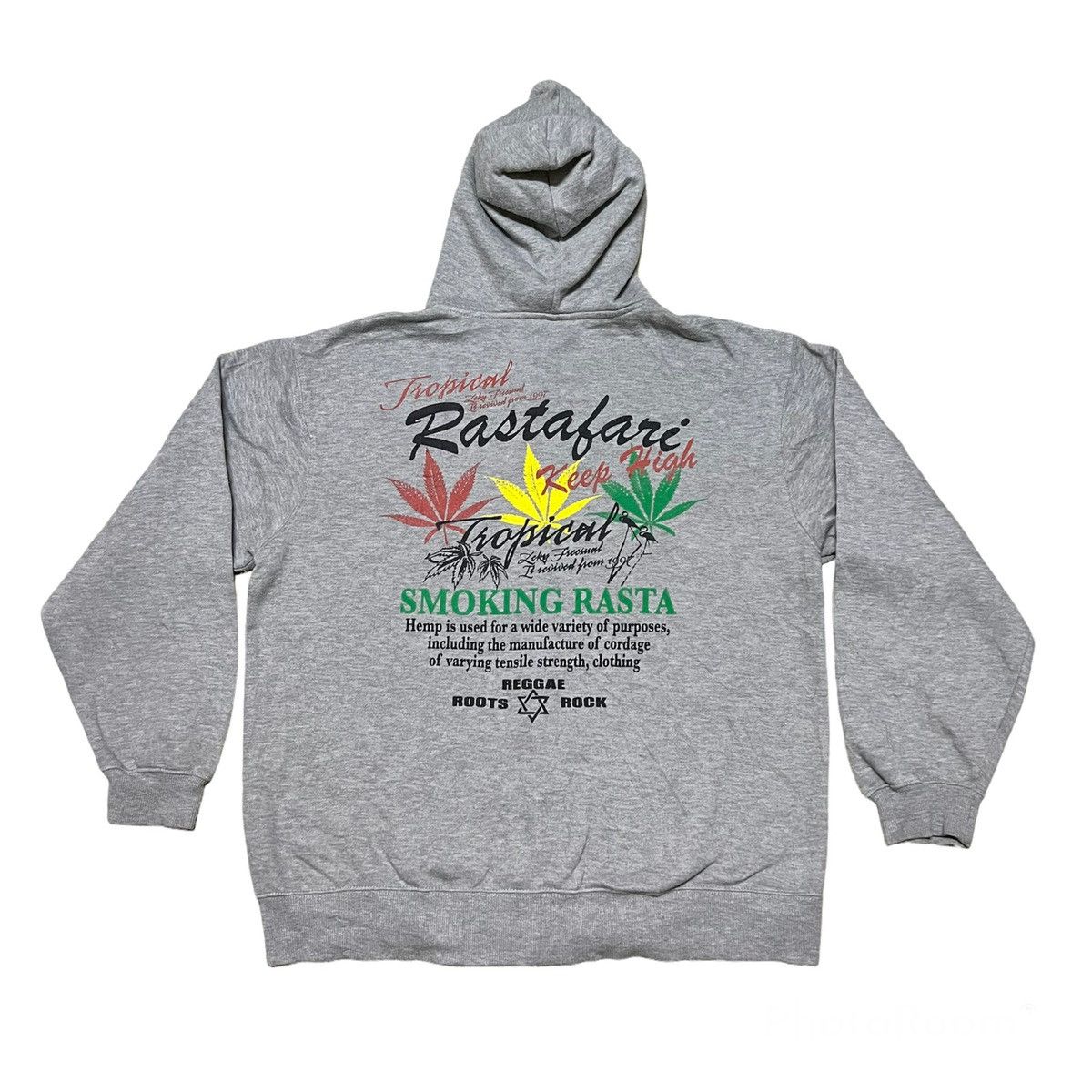 Japanese Brand Smocking Ganja Rasta Hoodie Big Logo Size US XL / EU 56 / 4 - 1 Thumbnail