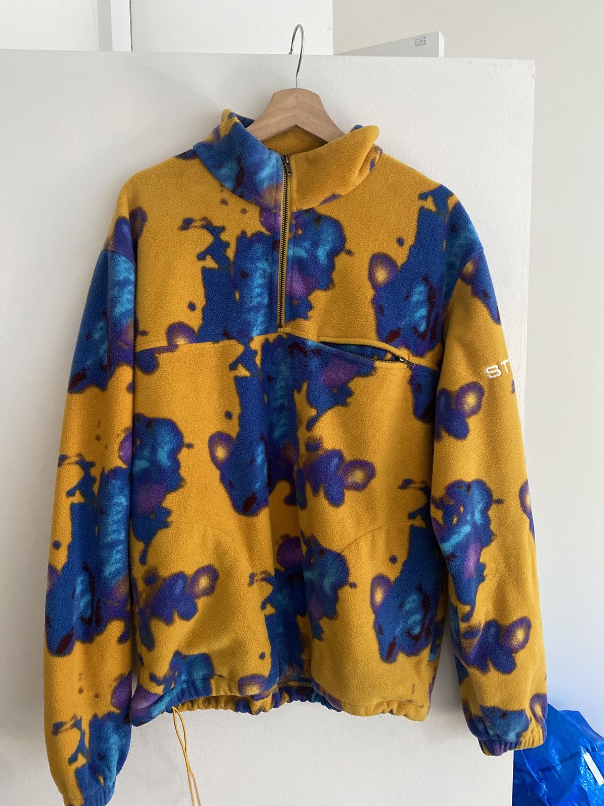 Stussy Open Hem Henly Fleece | Grailed