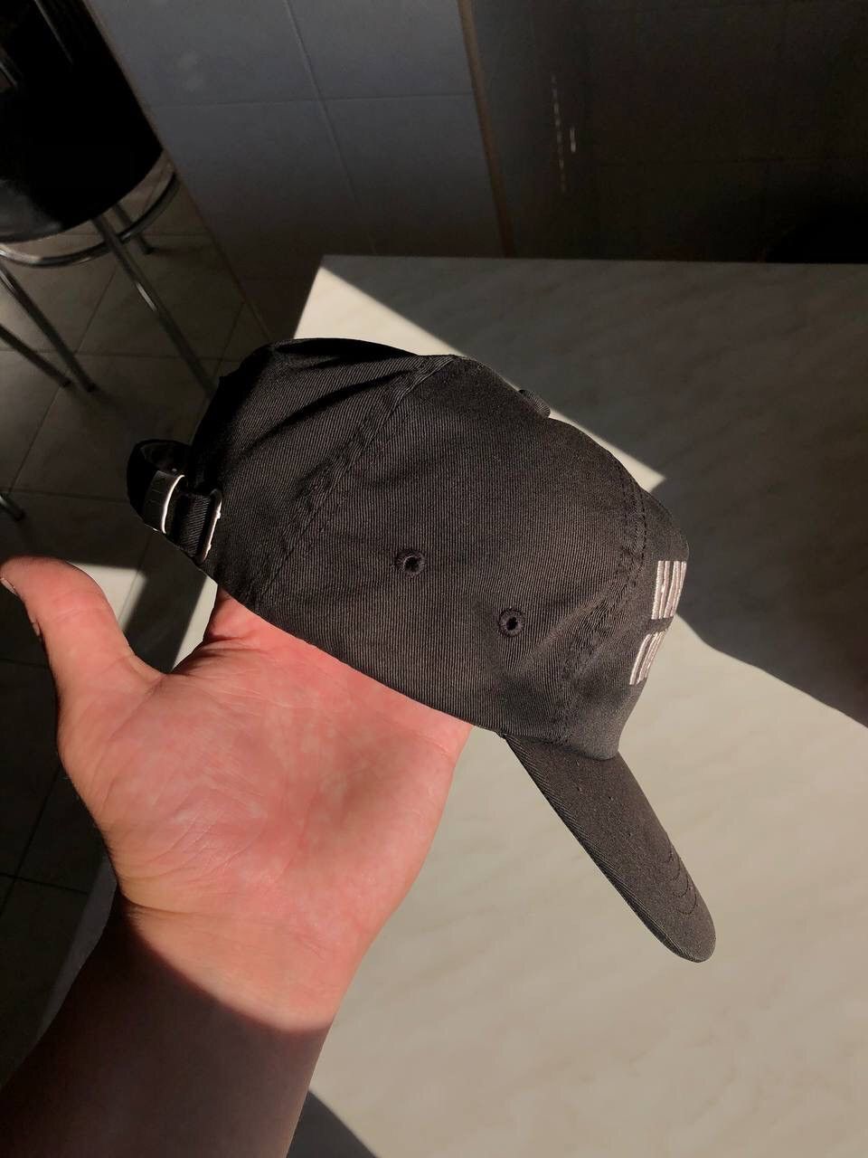 Harley Davidson × Vintage Harley Davidson Moro Racing Black Cap Hat Vintage Size ONE SIZE - 6 Thumbnail