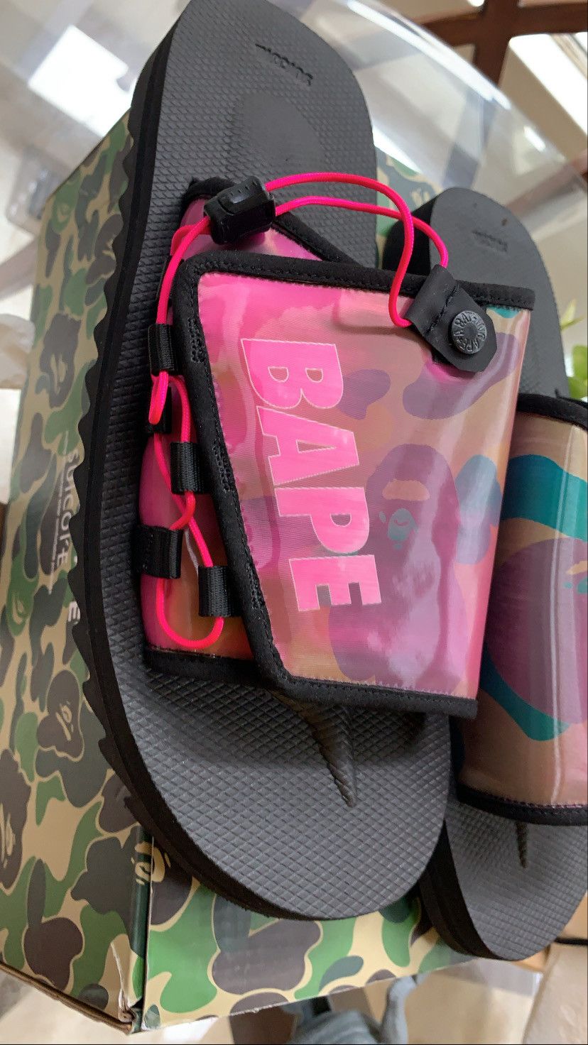 Bape × Suicoke A BATHING APE BAPE X SUICOKE DAO SANDAL Size US 11 / EU 44 - 1 Thumbnail