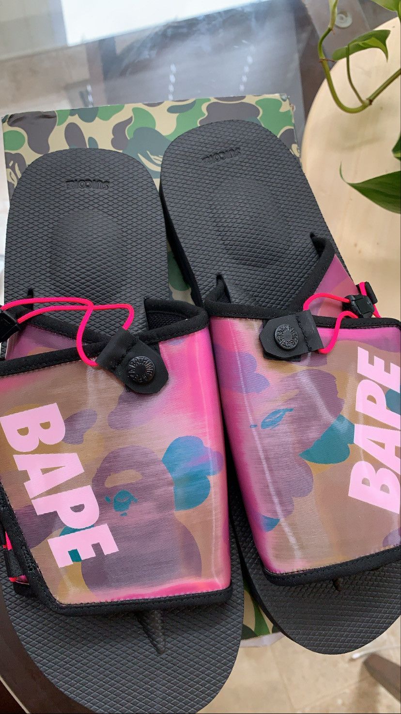 Bape × Suicoke A BATHING APE BAPE X SUICOKE DAO SANDAL Size US 11 / EU 44 - 2 Thumbnail