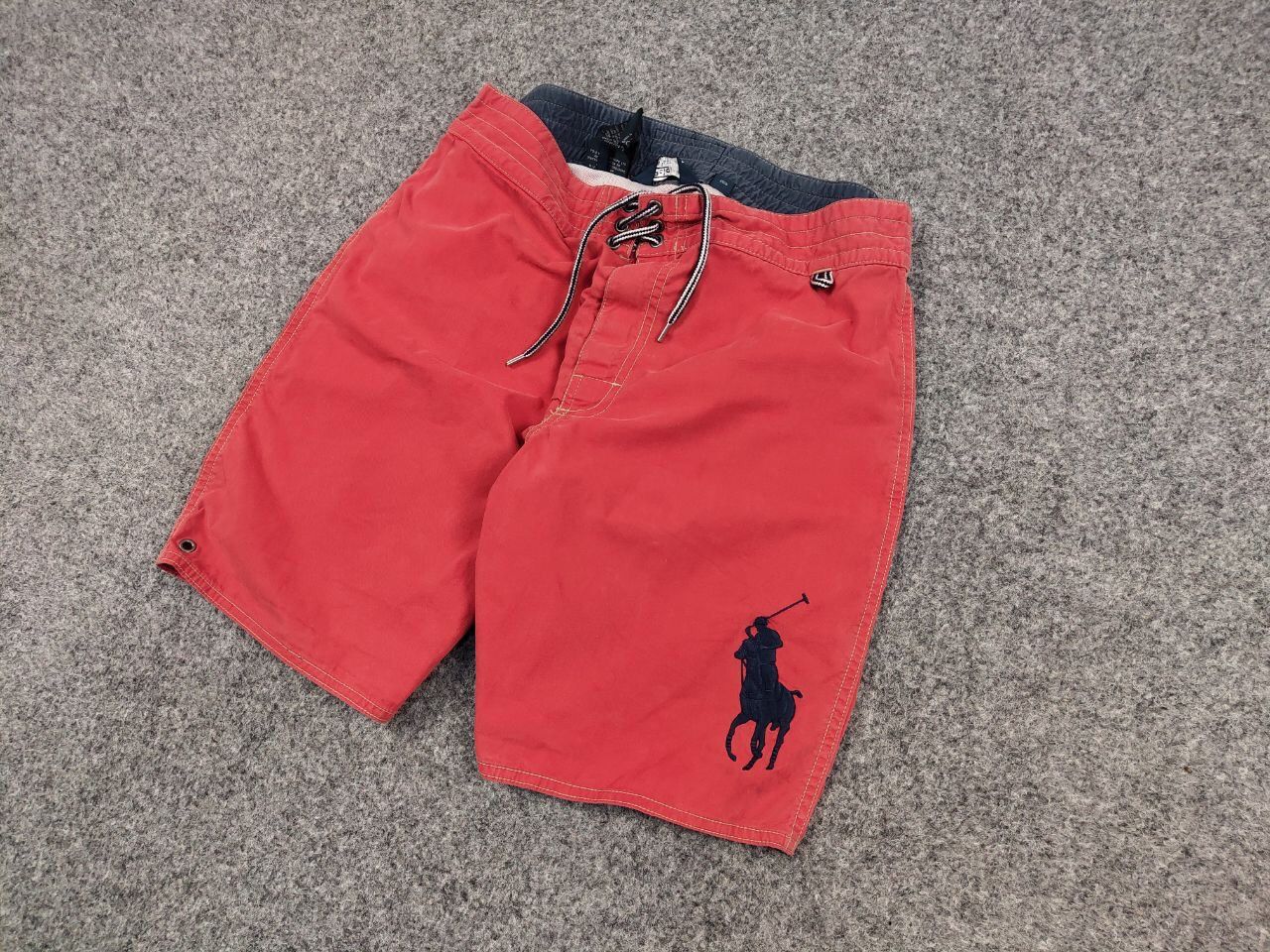 Polo Ralph Lauren Vintage 90's Ralph Lauren Shorts Red Logo Casual Streetwear Size US 31 - 4 Thumbnail