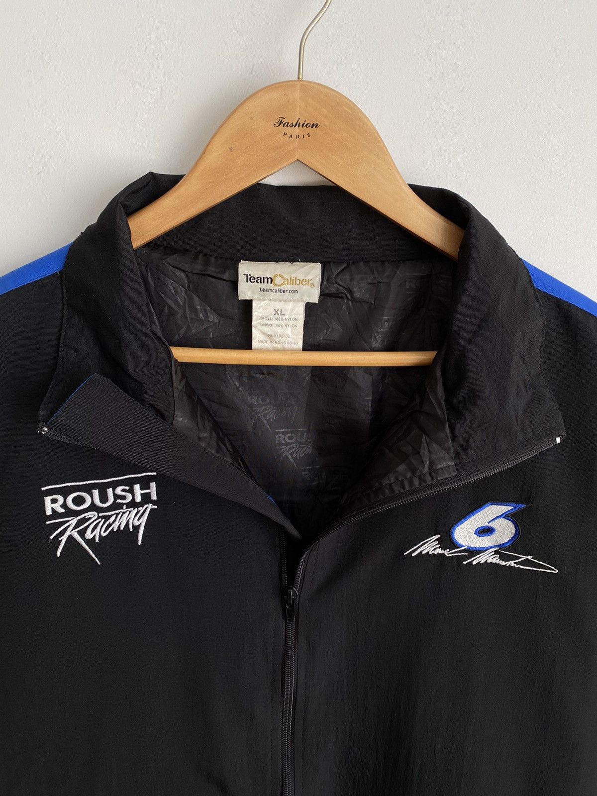 Vintage Mark Martin Roush Racing Jacket Nascar F1 Team Caliber Black Size US XL / EU 56 / 4 - 2 Thumbnail
