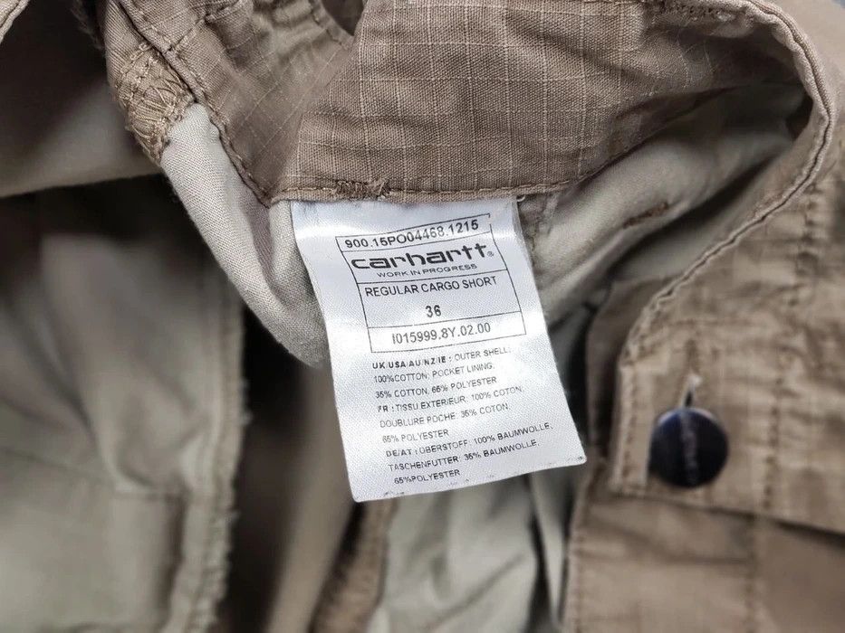 Carhartt Vintage Carhartt Wip Cargo Military Shorts Travis Scott Size US 36 / EU 52 - 9 Thumbnail