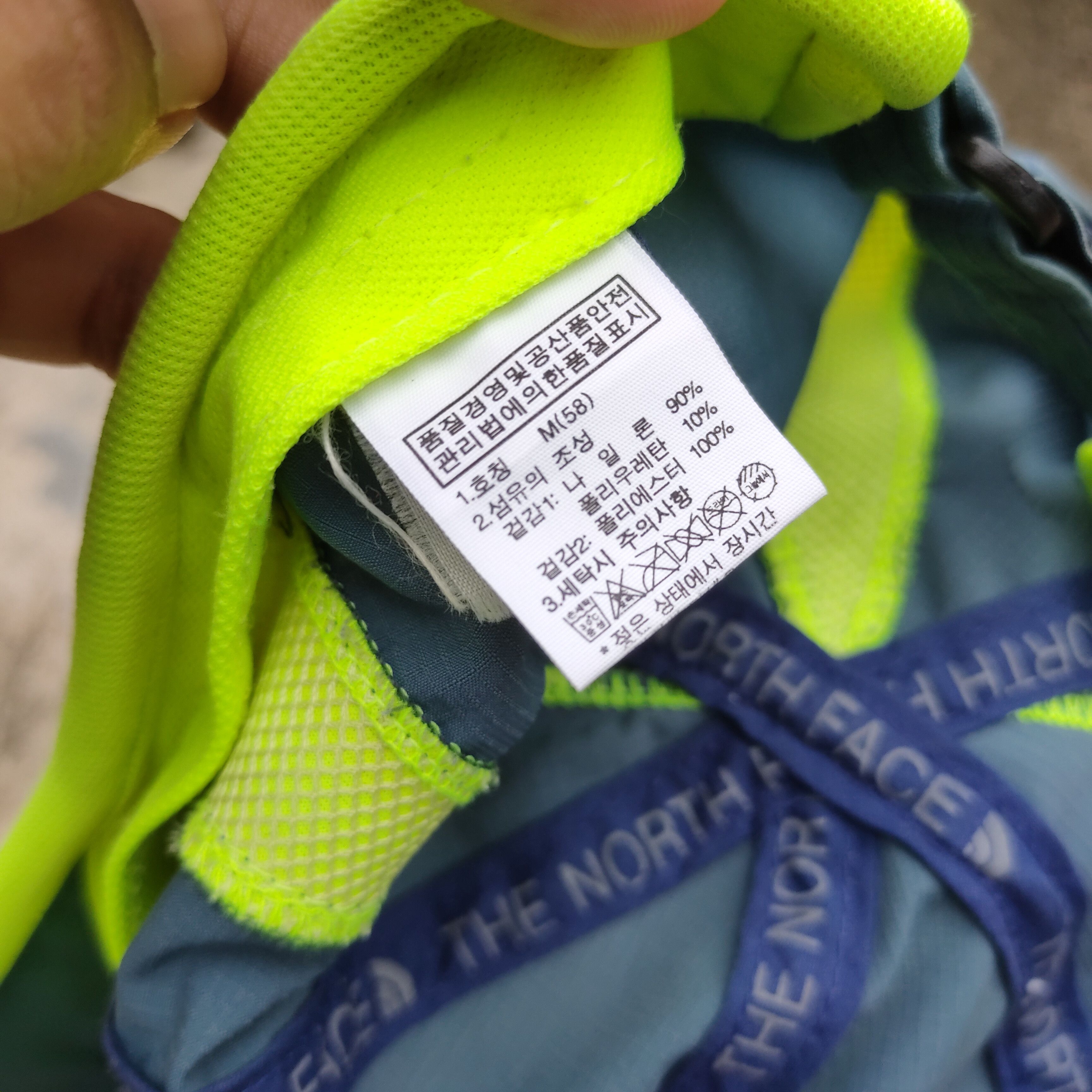 Japanese Brand Vintage THE NORTH FACE Quick Dry ColourWay Cap Outdoor Size ONE SIZE - 8 Thumbnail