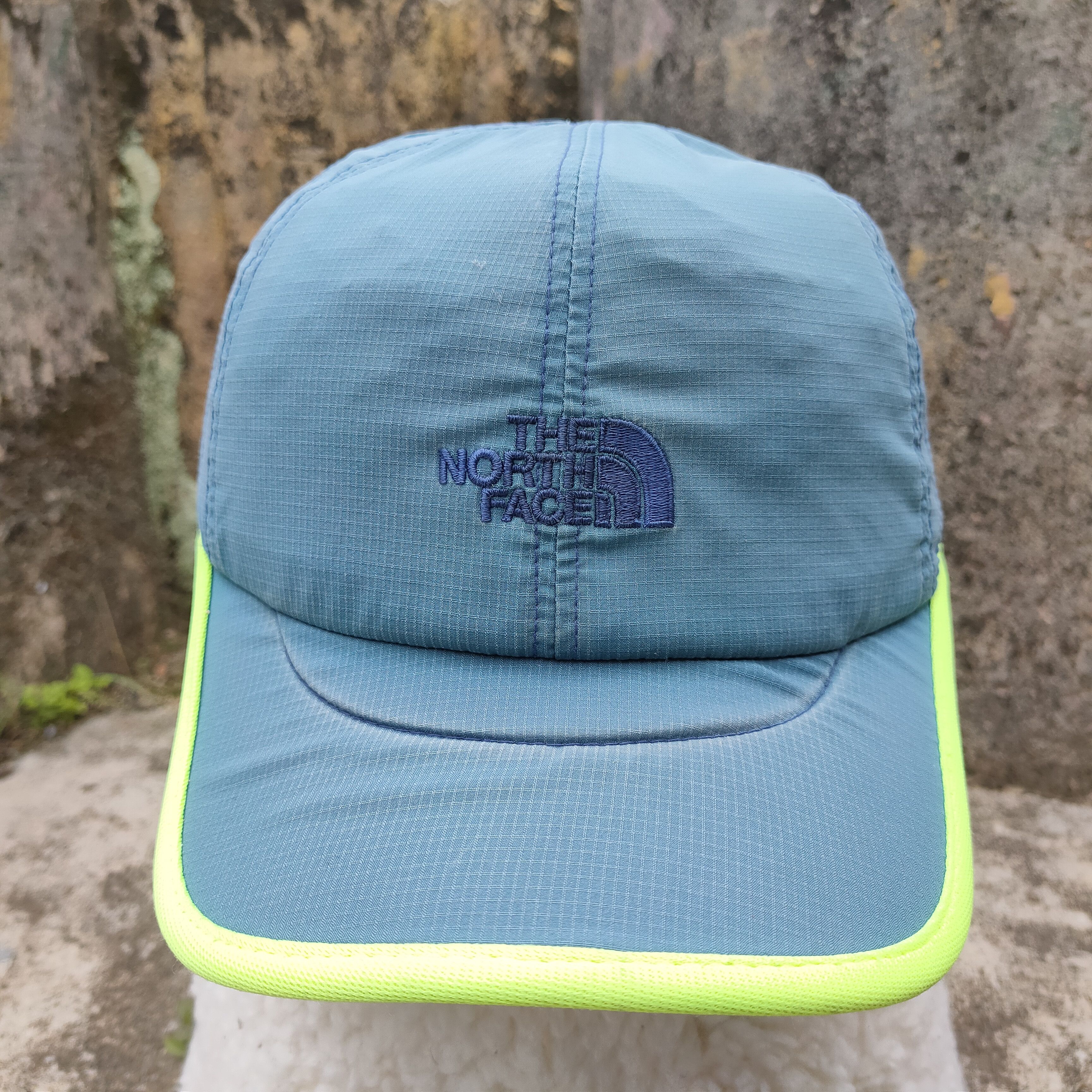 Japanese Brand Vintage THE NORTH FACE Quick Dry ColourWay Cap Outdoor Size ONE SIZE - 3 Thumbnail