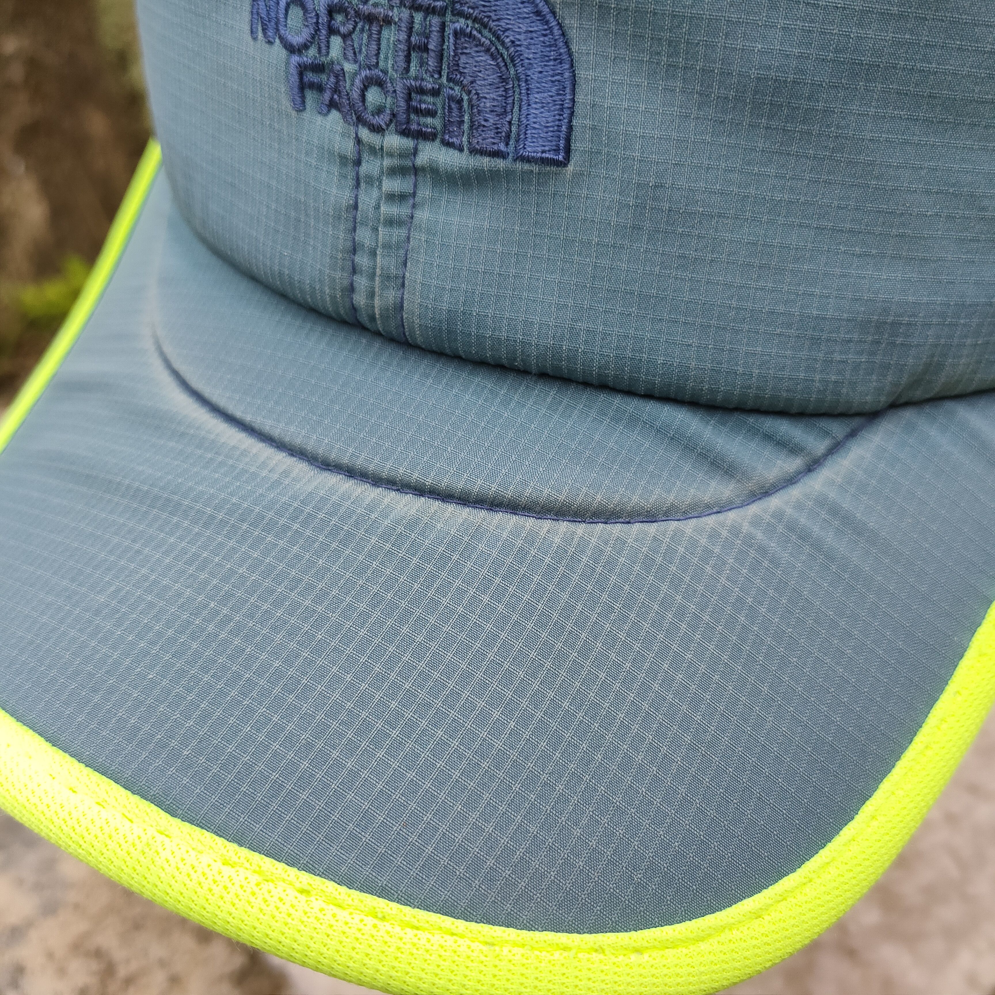 Japanese Brand Vintage THE NORTH FACE Quick Dry ColourWay Cap Outdoor Size ONE SIZE - 2 Thumbnail
