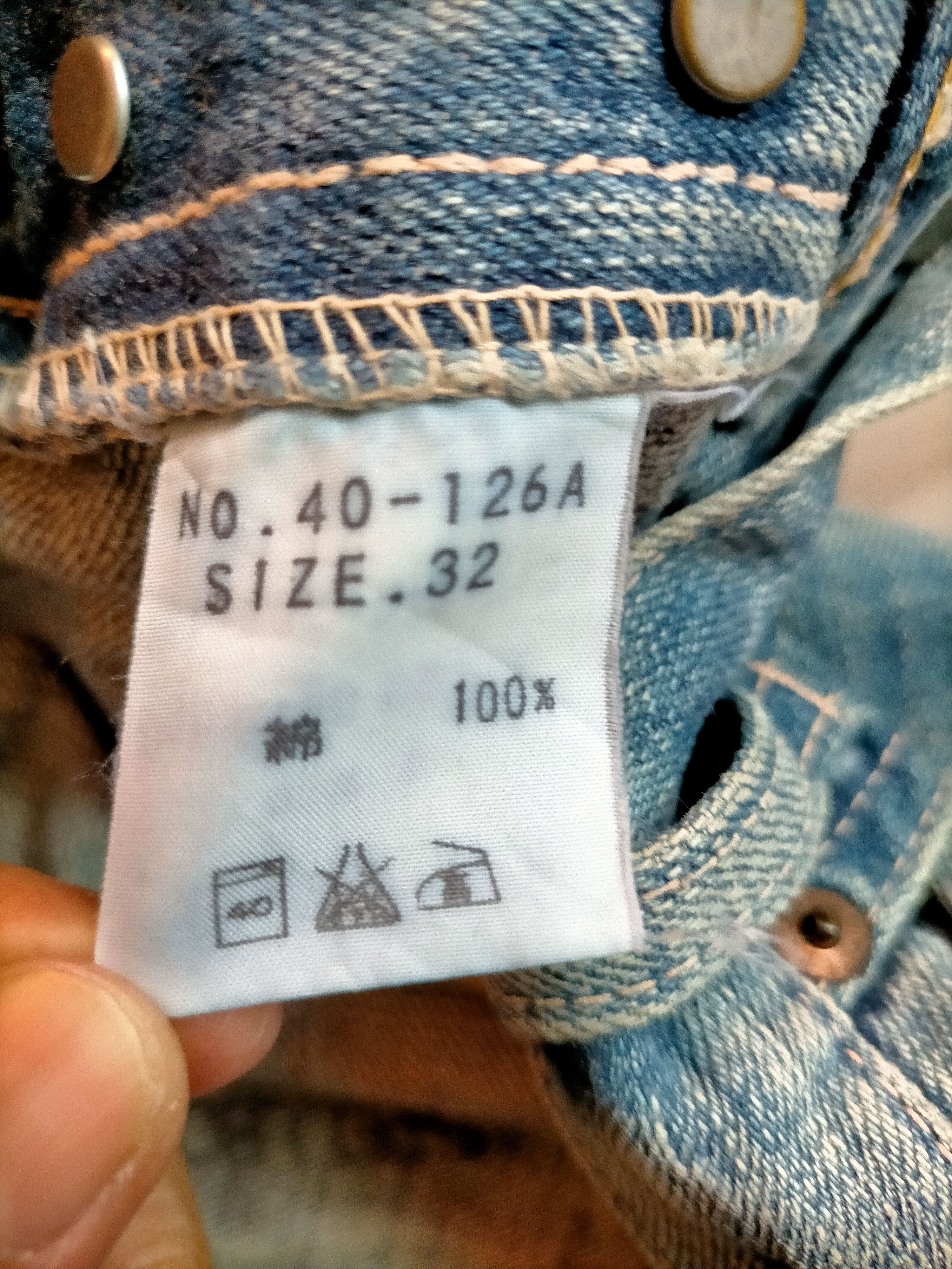 Japanese Brand Spell Bound Denim pants Size US 34 / EU 50 - 8 Thumbnail