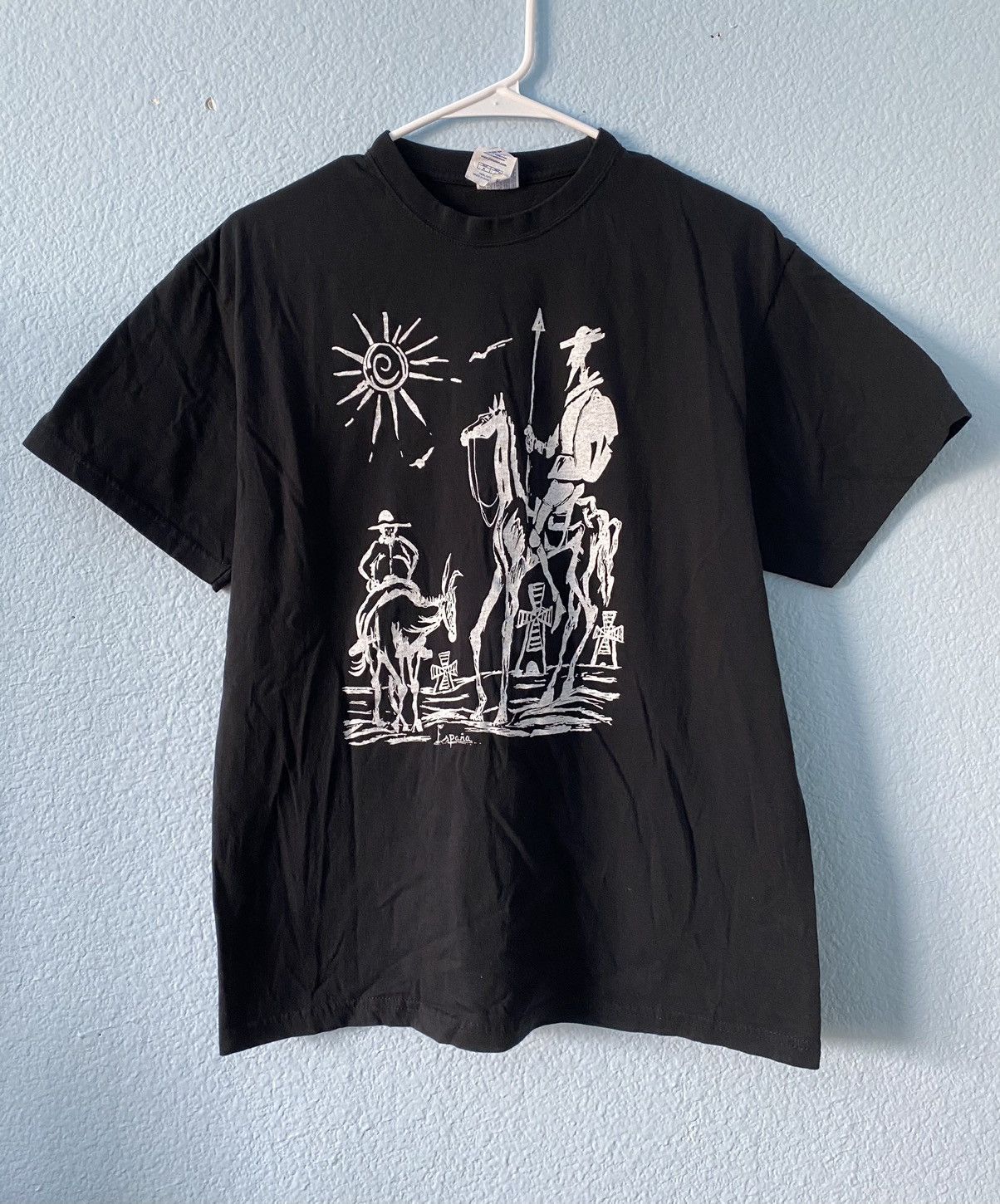 Vintage Vintage 90s Pablo Picasso Don Quixote Art T Shirt Grailed