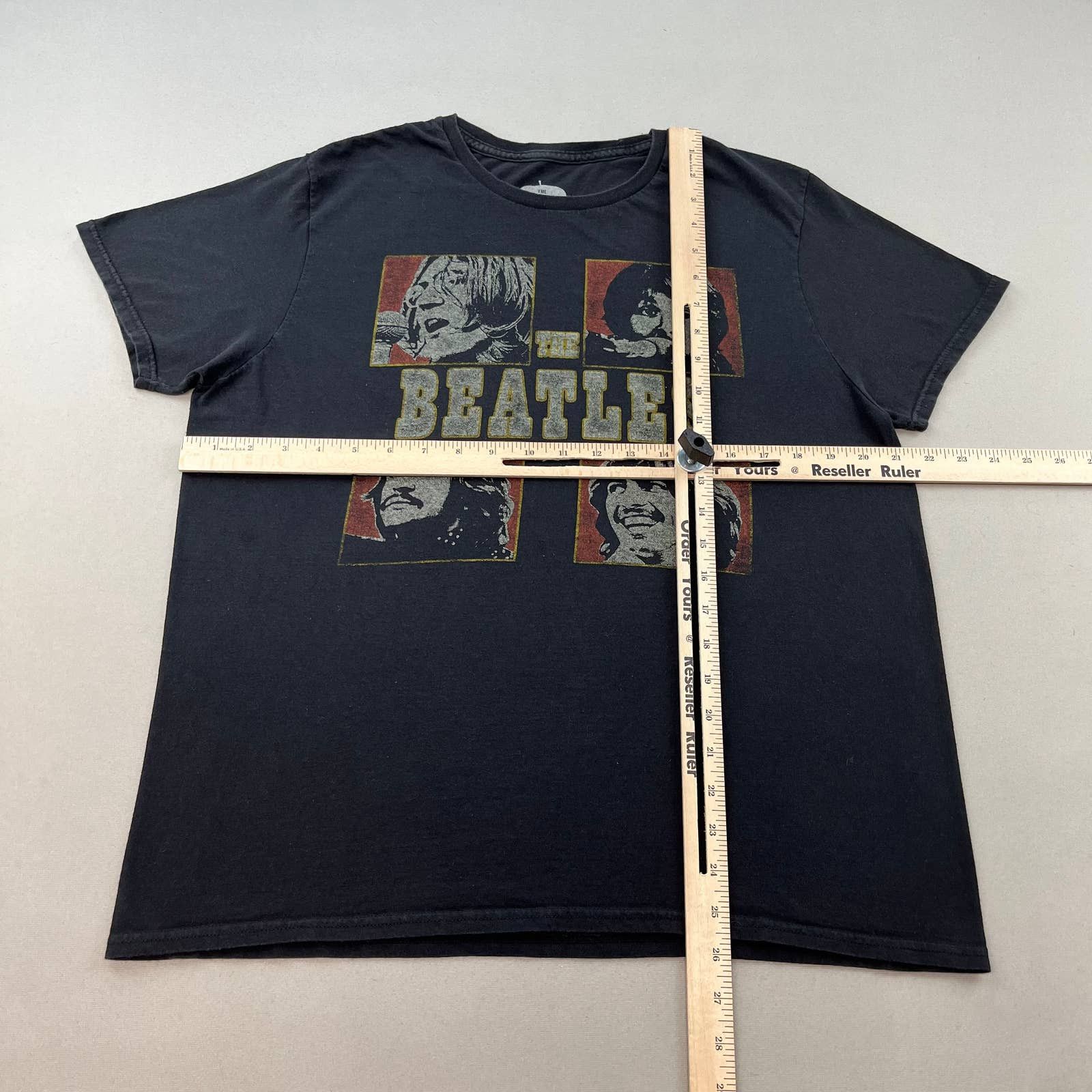 Vintage The Beatles Let It Be T-Shirt Medium Black Album Rock Band Size US M / EU 48-50 / 2 - 5 Thumbnail
