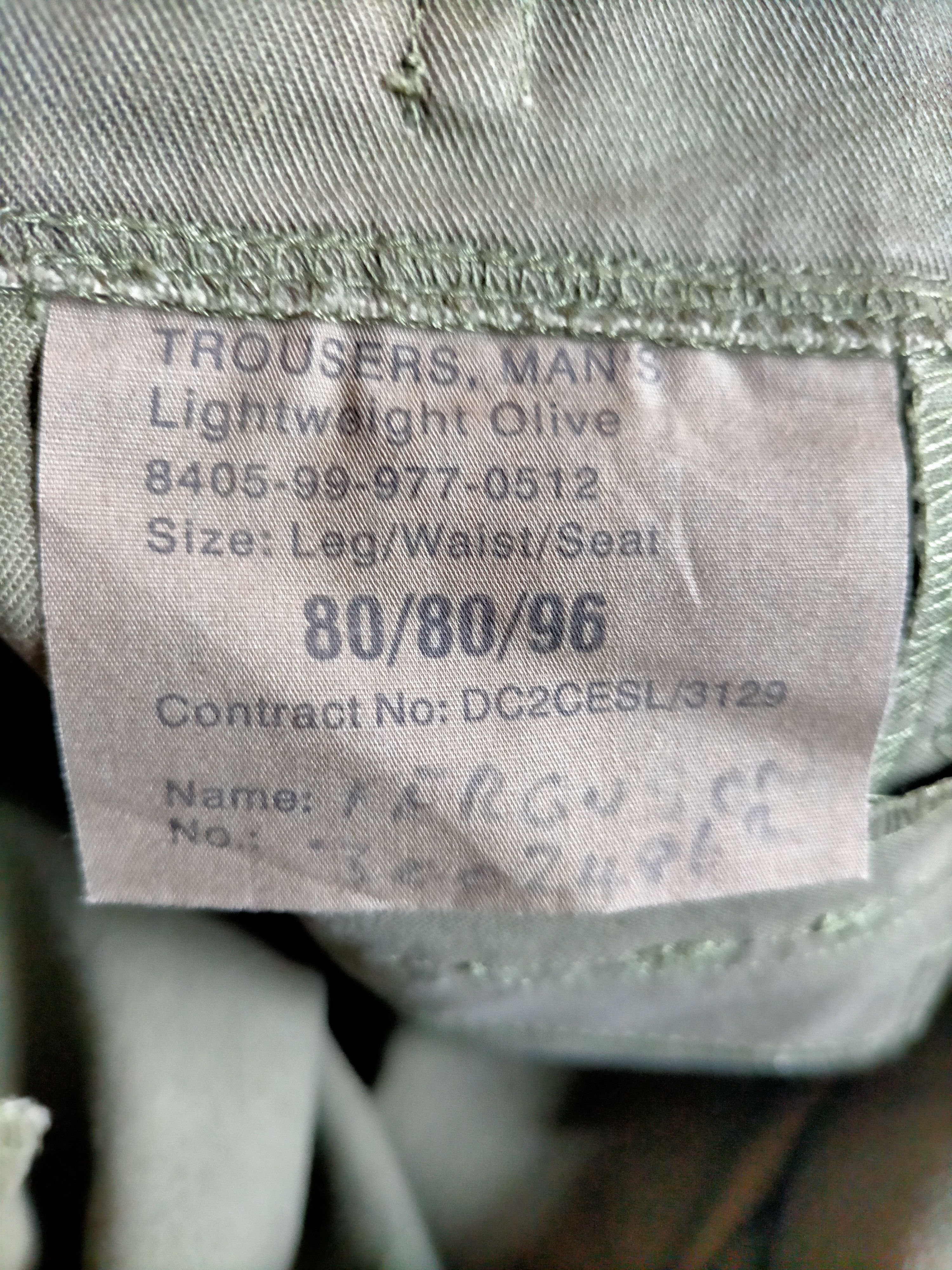 Army Of Me Vintage British Army Baker pants Size US 31 - 8 Thumbnail