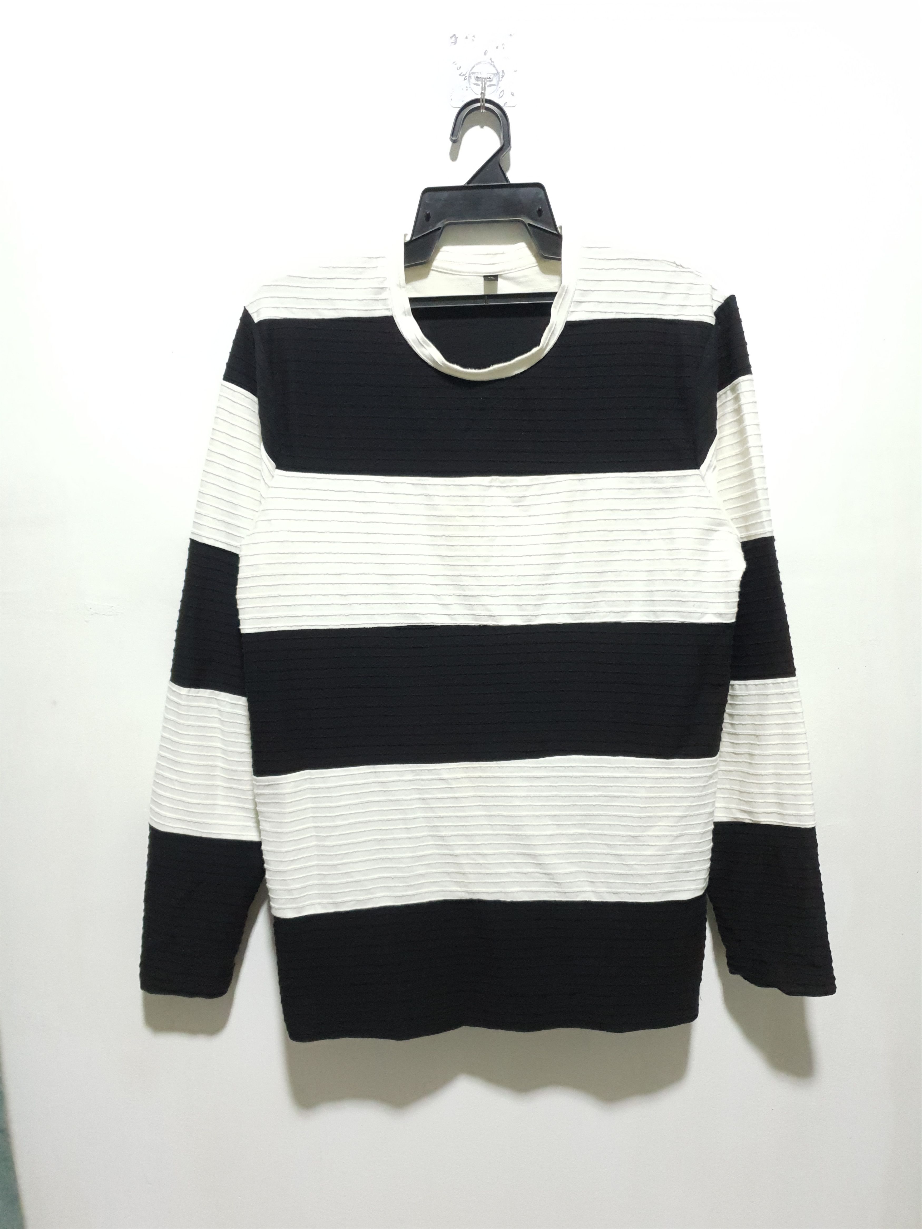 Other 💥FREUDE Black & White kurt cobain Style Longsleeve Shirt Size US L / EU 52-54 / 3 - 1 Thumbnail