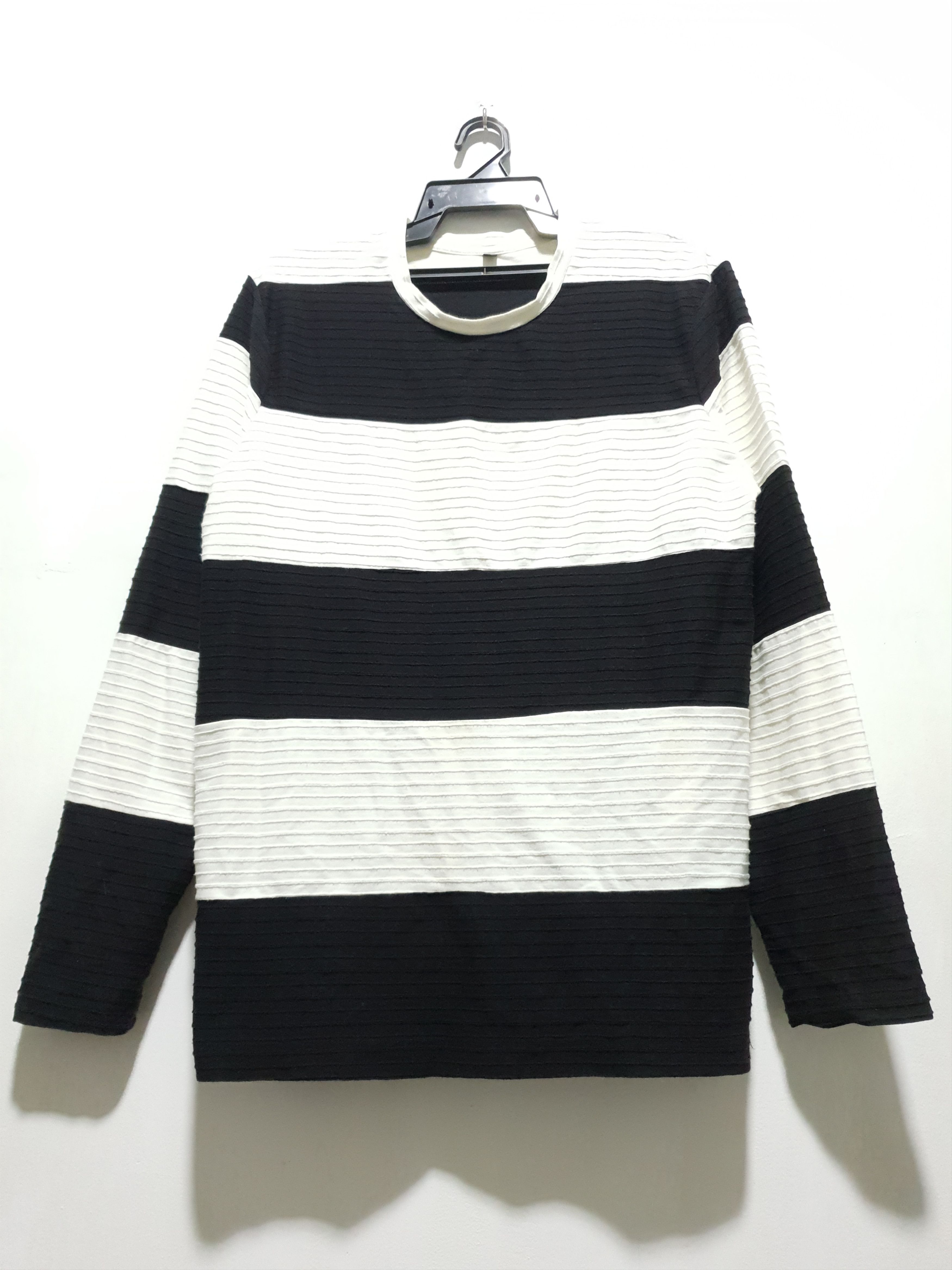 Other 💥FREUDE Black & White kurt cobain Style Longsleeve Shirt Size US L / EU 52-54 / 3 - 4 Thumbnail