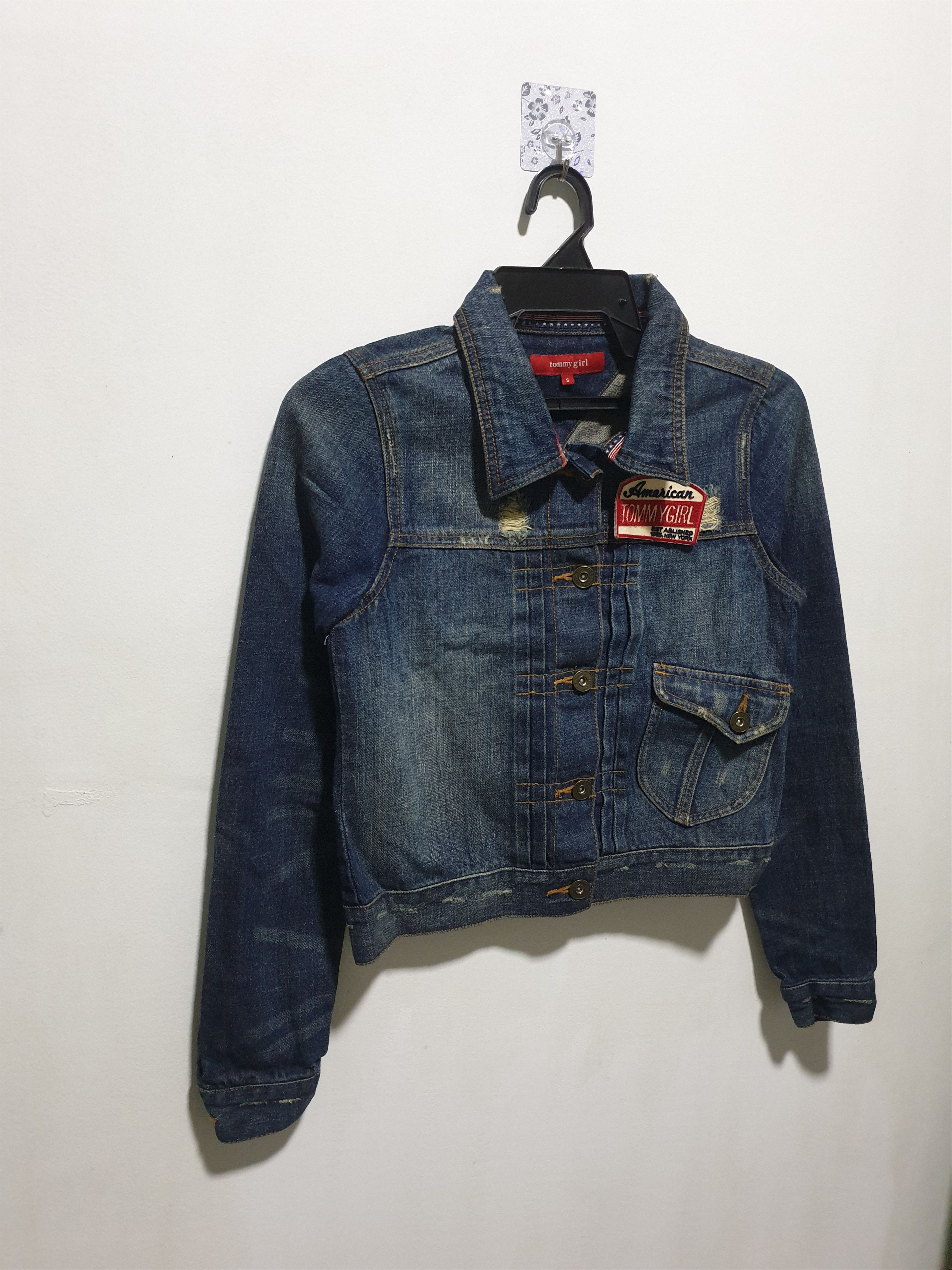 Tommy Hilfiger 💥TOMMY HILFIGER Denim Jacket Size US S / EU 44-46 / 1 - 2 Thumbnail