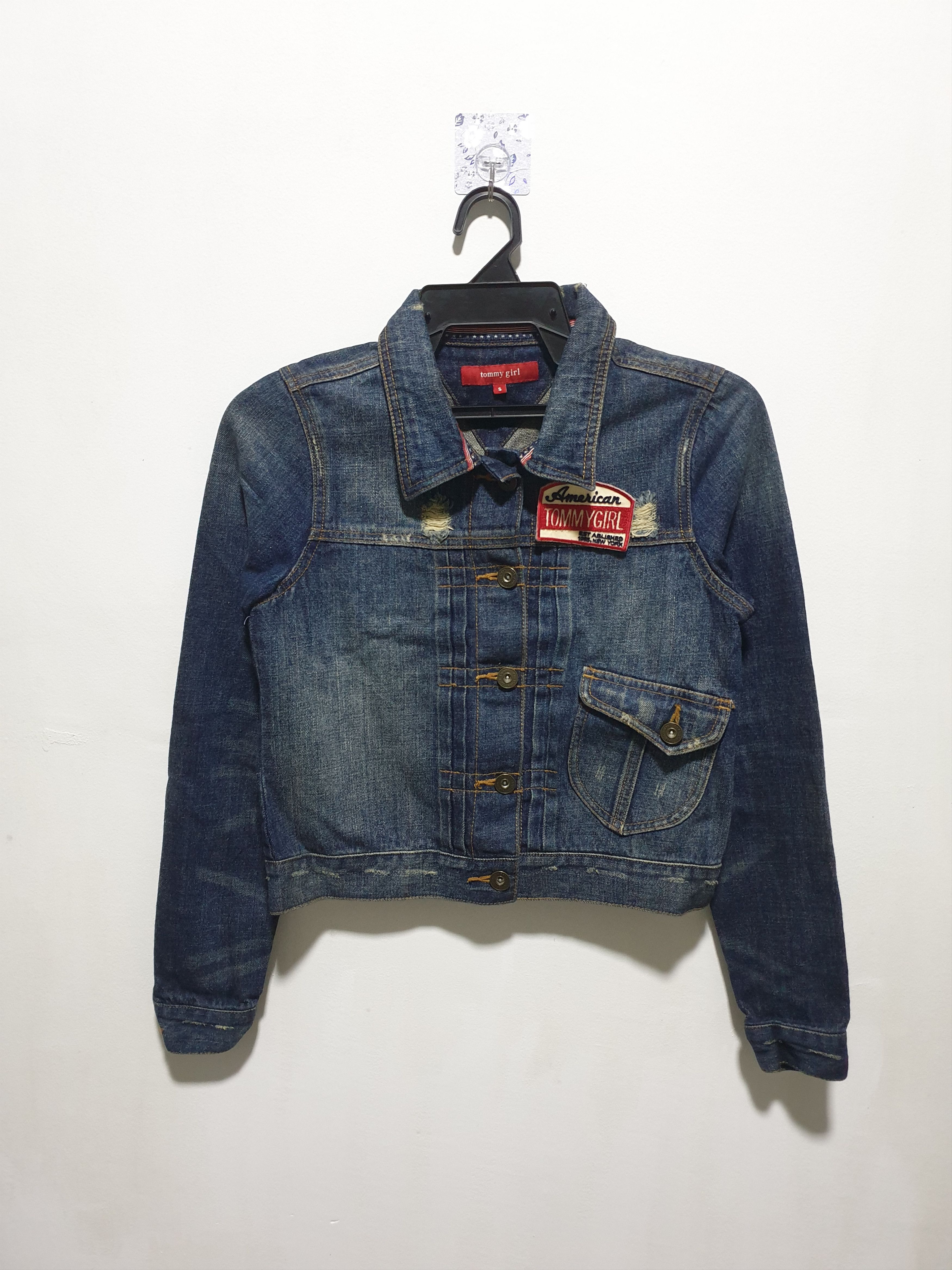 Tommy Hilfiger 💥TOMMY HILFIGER Denim Jacket Size US S / EU 44-46 / 1 - 1 Thumbnail