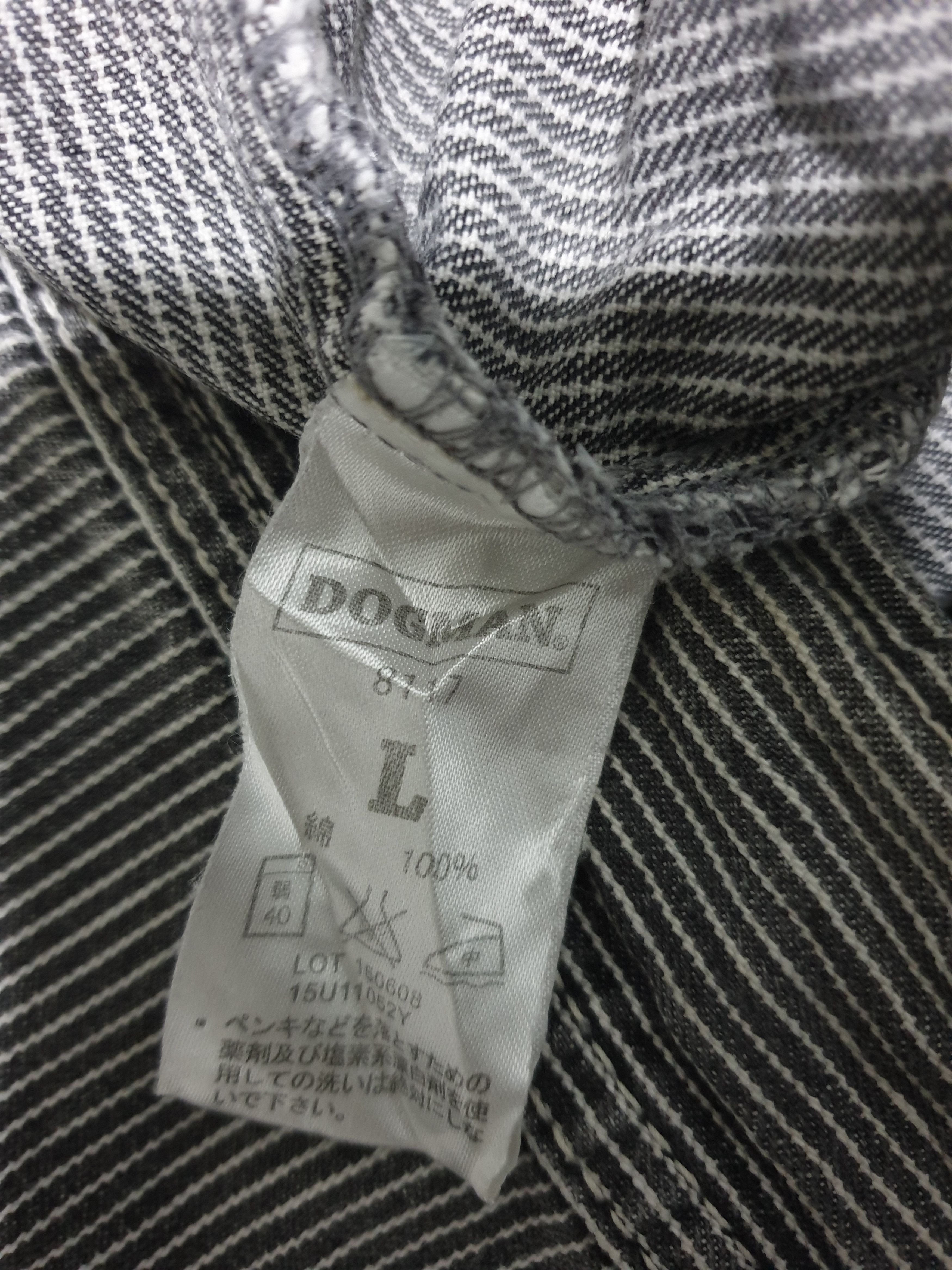 Japanese Brand 💥DOGMAN Stripe Hickory Workers Denim Jacket Size US L / EU 52-54 / 3 - 3 Thumbnail