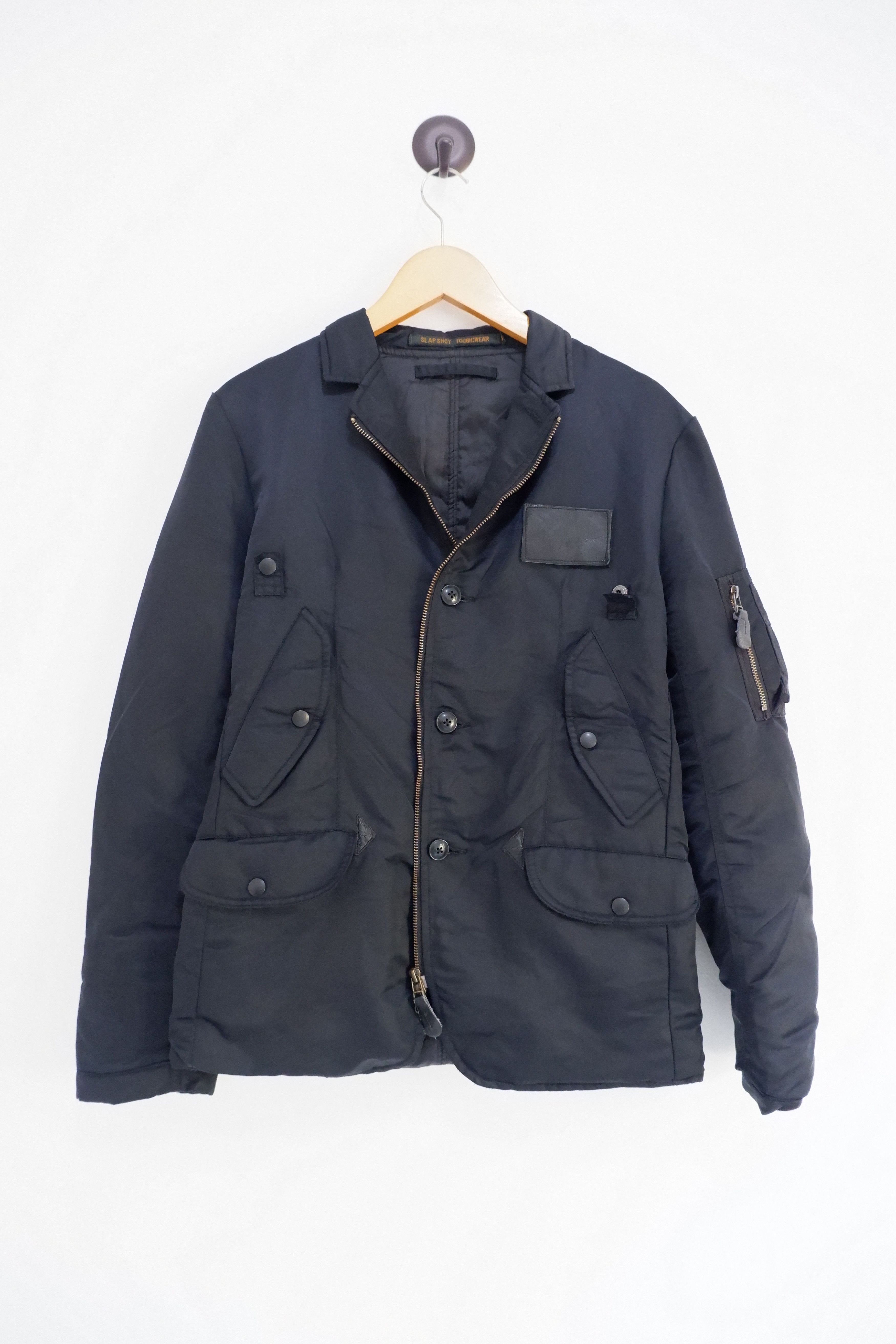 PHENOMENON Vintage Slap Shot Deconstructed Military Nylon Jacket Size US M / EU 48-50 / 2 - 1 Thumbnail
