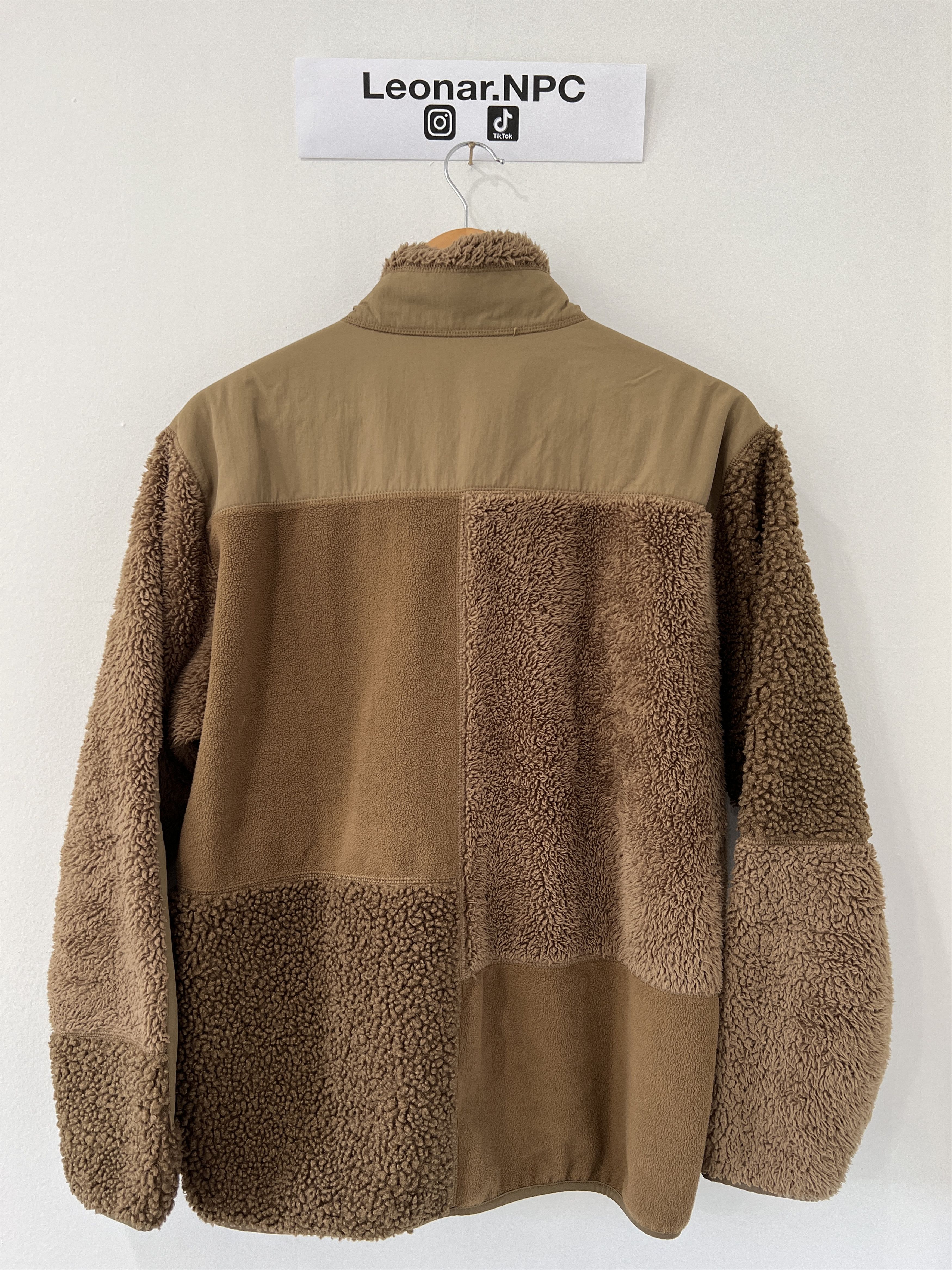 Uniqlo X Engineered Garments Fleece Combination Jacket (US Sizing) Brown  for Men