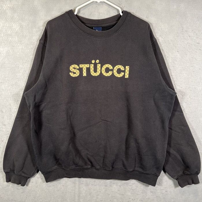 Stussy A1 Vintage Stussy Stucci Monogram Crewneck Sweatshirt Mens