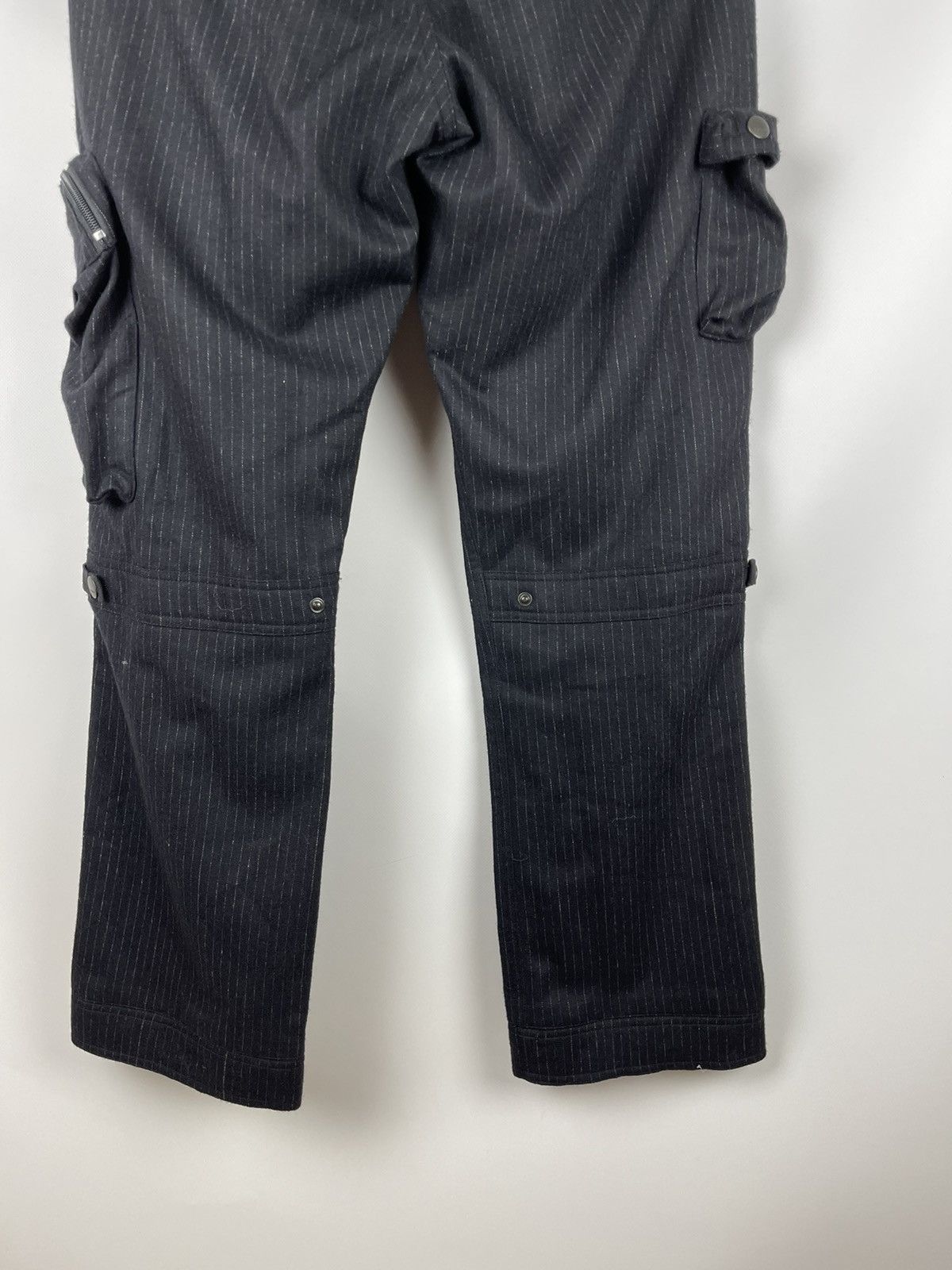 Japanese Brand Matinique striped bandage cargo pants travis Scott style Size US 33 - 16 Thumbnail