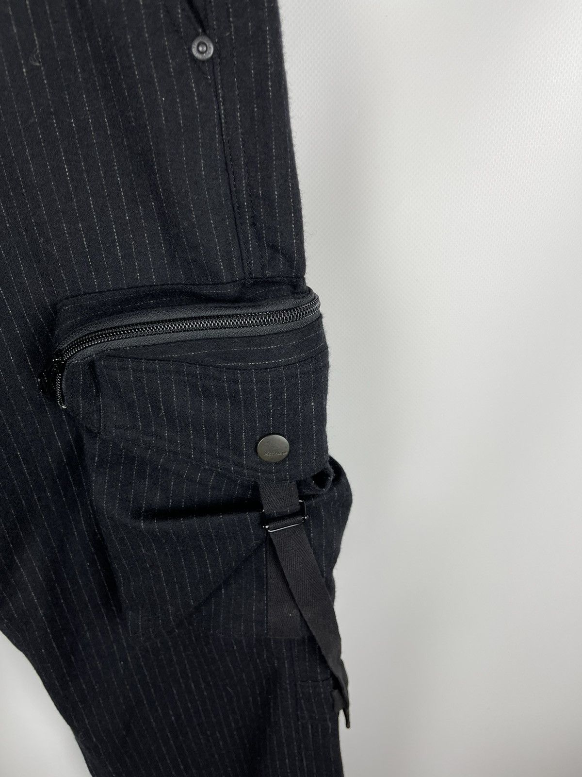 Japanese Brand Matinique striped bandage cargo pants travis Scott style Size US 33 - 12 Thumbnail