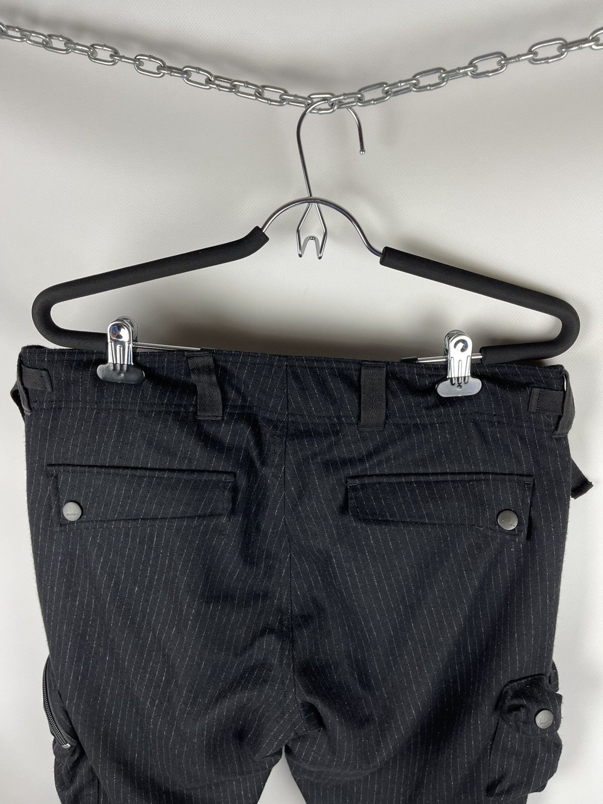 Japanese Brand Matinique striped bandage cargo pants travis Scott style Size US 33 - 17 Thumbnail