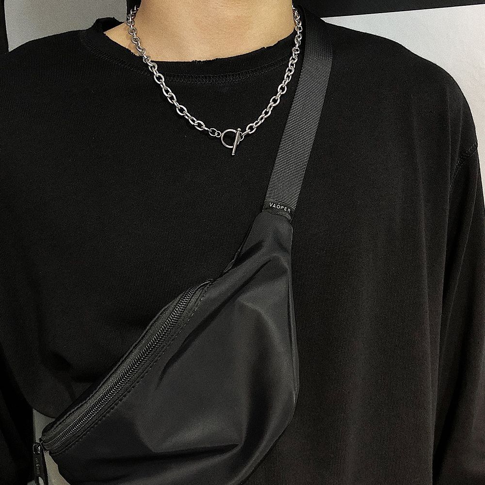 Jewelry × Vintage Fashion Titanium Steel Metal Men's Sweater Chain Size ONE SIZE - 3 Thumbnail