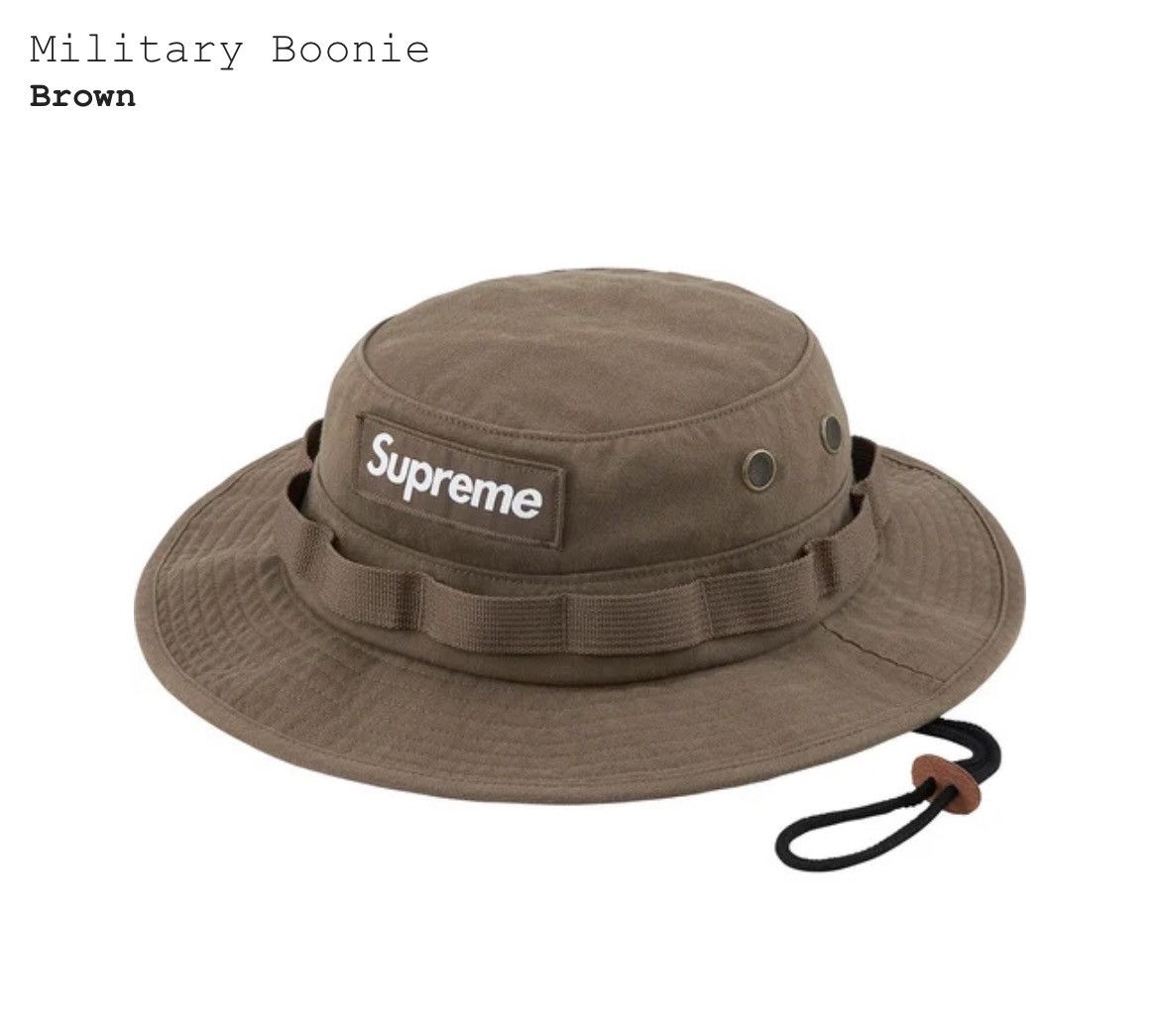 Supreme Supreme Military Boonie Hat Brown Size M/L SS22 | Grailed