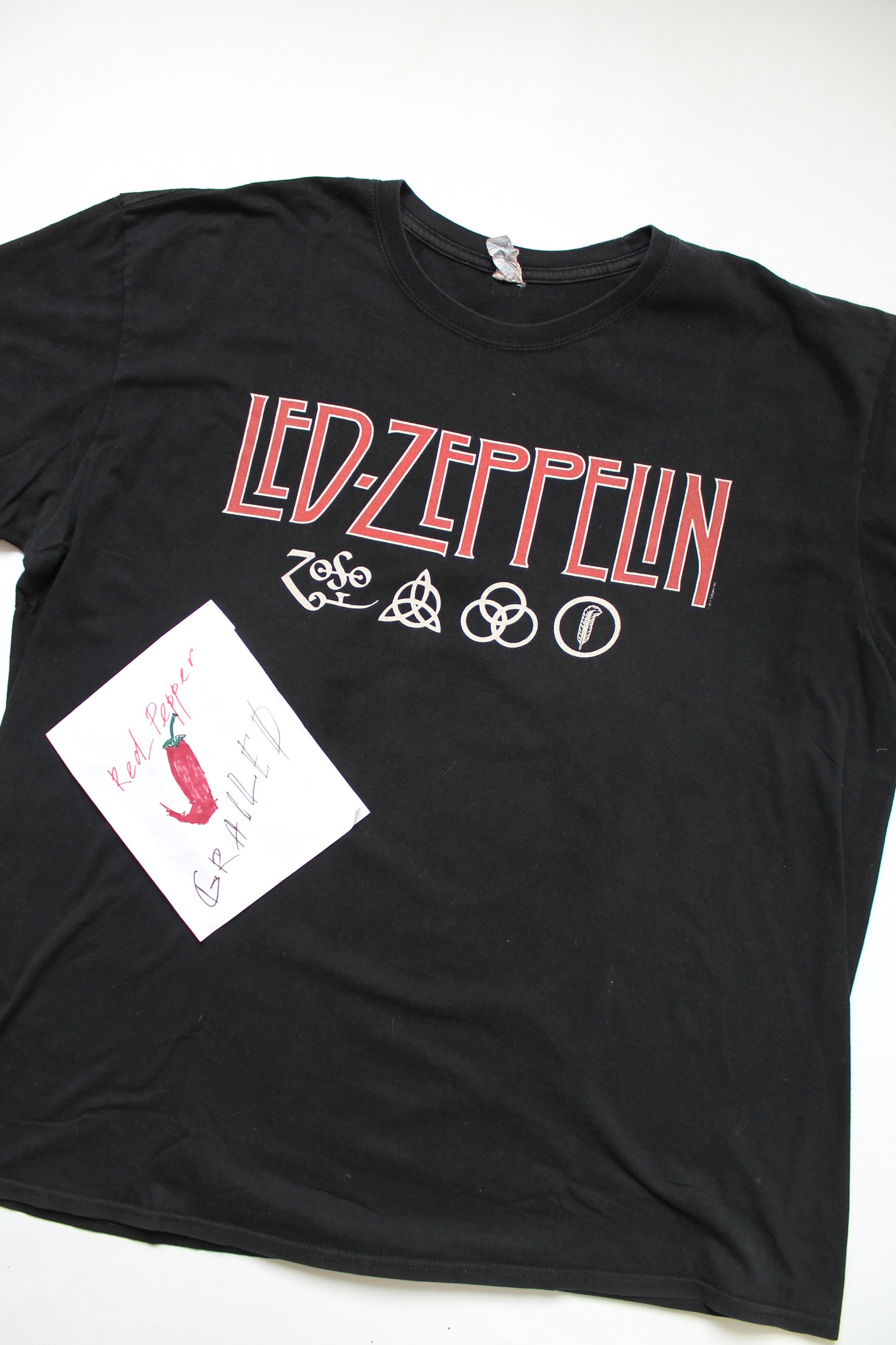 Band Tees VINTAGE! LED ZEPPELIN Rock Band T Shirt Size US XXL / EU 58 / 5 - 4 Thumbnail
