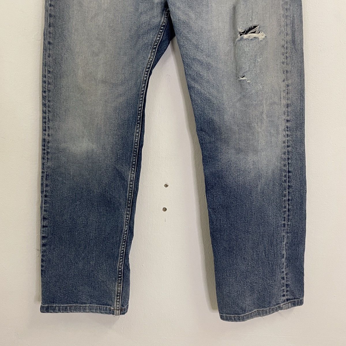 Levi's Vintage Levis 505 Distressed Kurt Cobain Style Denim Jeans Size US 30 / EU 46 - 4 Thumbnail