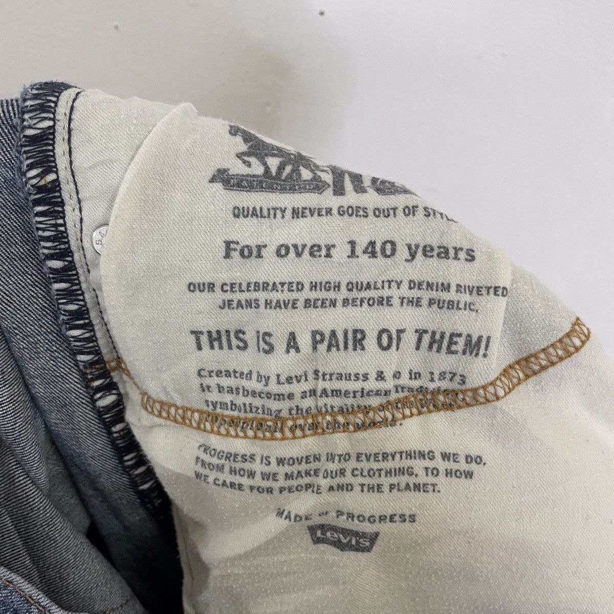 Levi's Vintage Levis 505 Distressed Kurt Cobain Style Denim Jeans Size US 30 / EU 46 - 6 Thumbnail