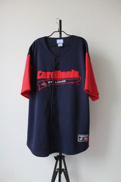 Dynasty, Shirts, St Louis Cardinals Pinstripe Jersey Dynasty Cooperstown  Collection Xl Retro Stl