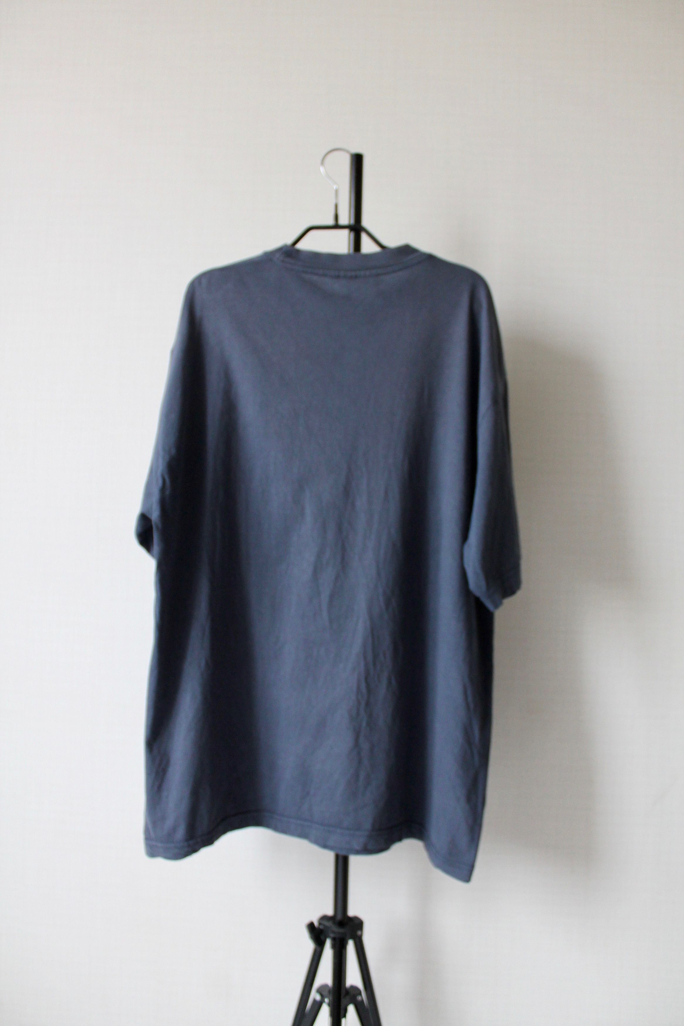 Vintage ART T-shirt "NO WARHOL" faded worn navy blue XL Size US XL / EU 56 / 4 - 9 Thumbnail