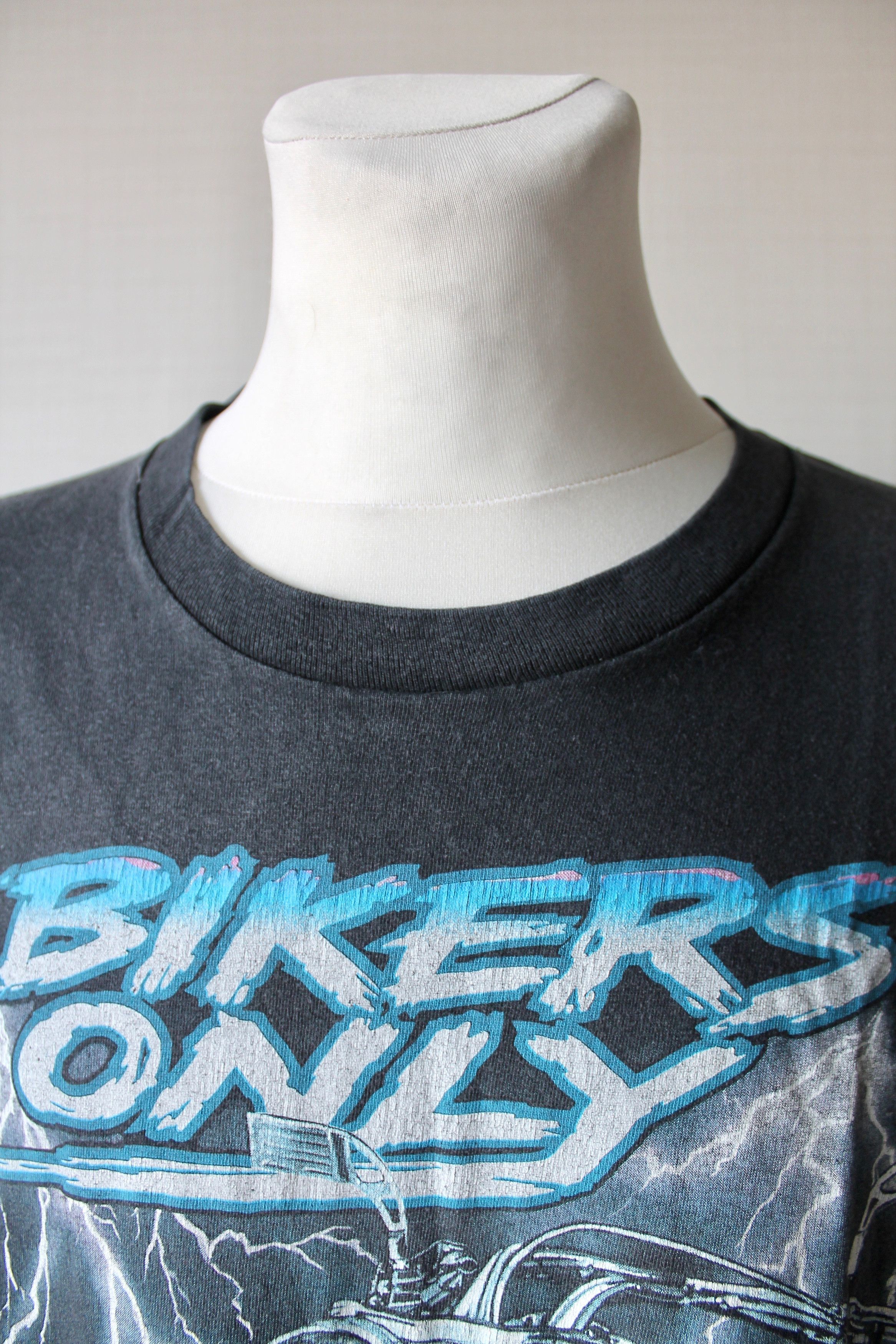 Vintage VINTAGE 1996 ! Bikers Only Trinity Products Faded Black USA Size US XL / EU 56 / 4 - 11 Thumbnail