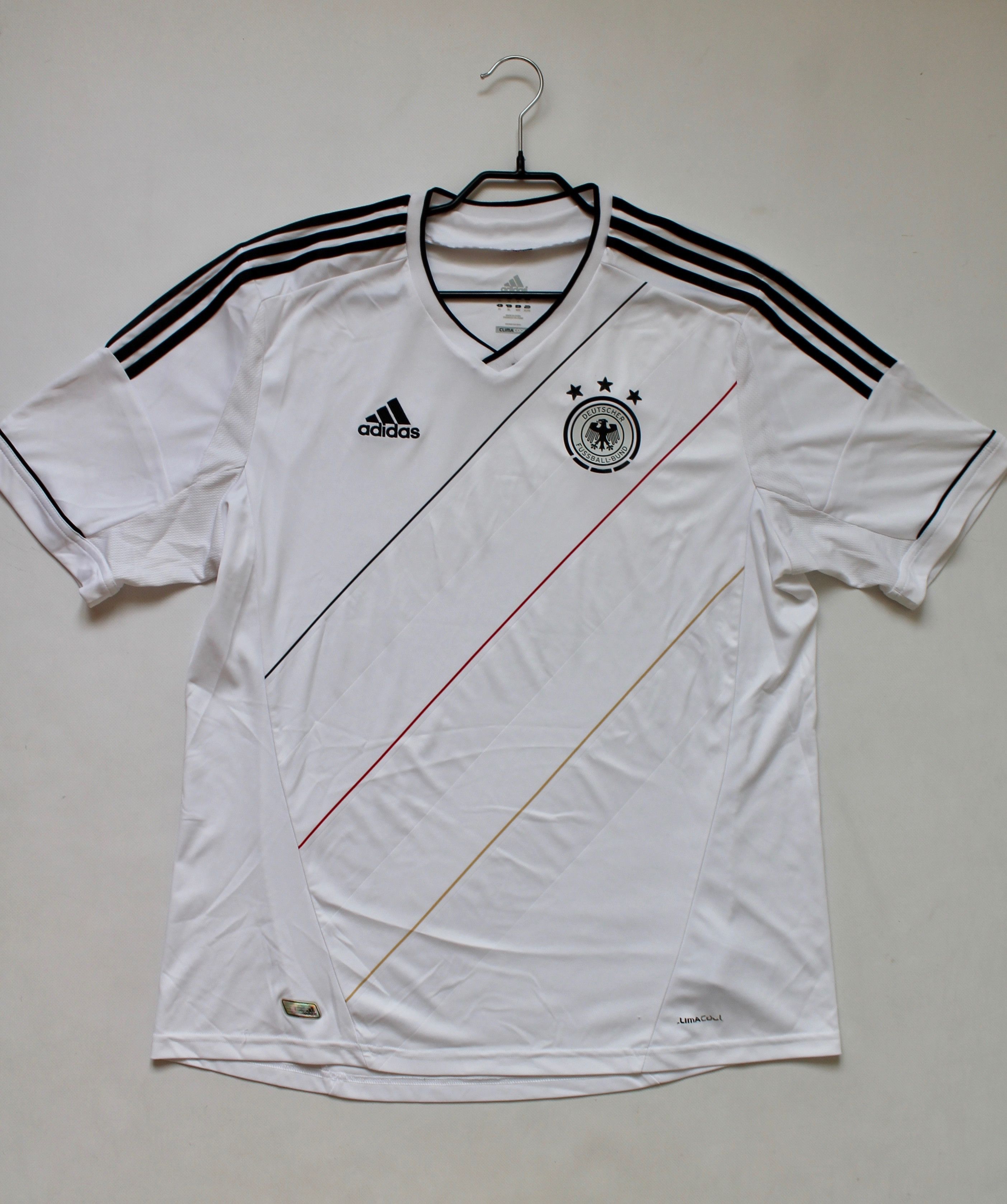 Adidas 2012 Home Germany National tem Soccer Football Jersey Shirt Size US XL / EU 56 / 4 - 13 Thumbnail