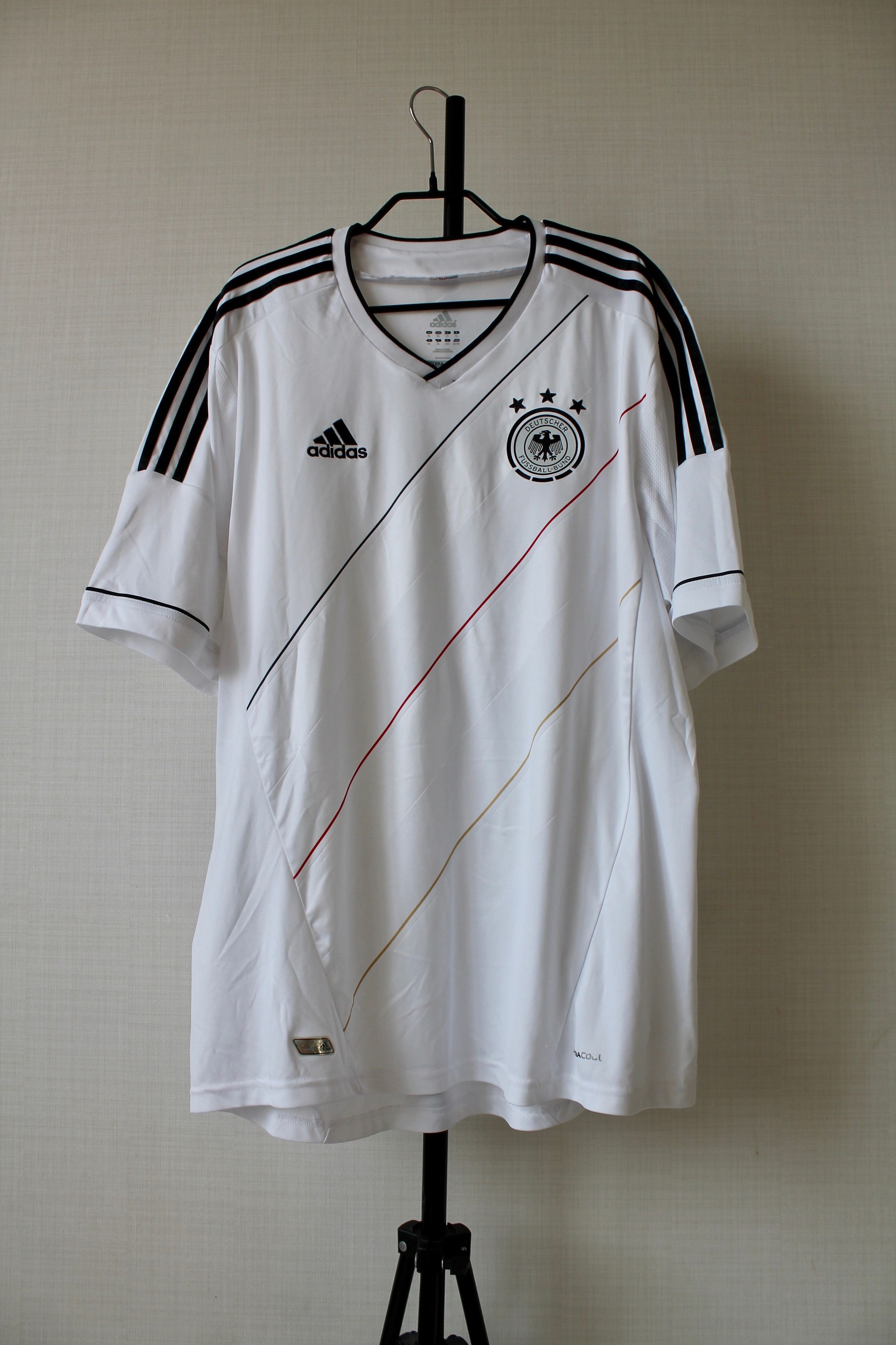 Adidas 2012 Home Germany National tem Soccer Football Jersey Shirt Size US XL / EU 56 / 4 - 1 Thumbnail