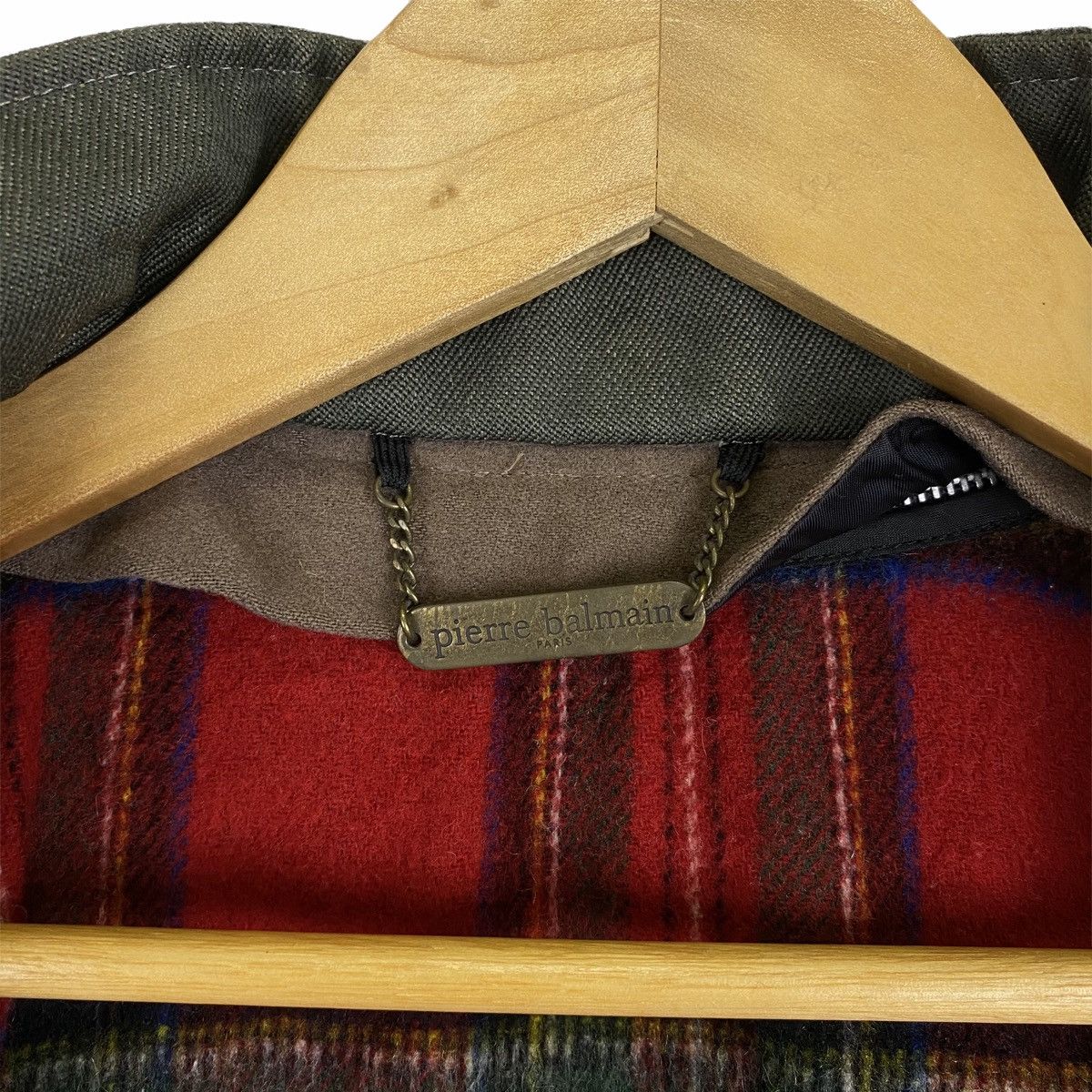 Pierre Balmain Vintage PIERRE BALMAIN Paris Wool Bomber Jacket Size US M / EU 48-50 / 2 - 7 Thumbnail