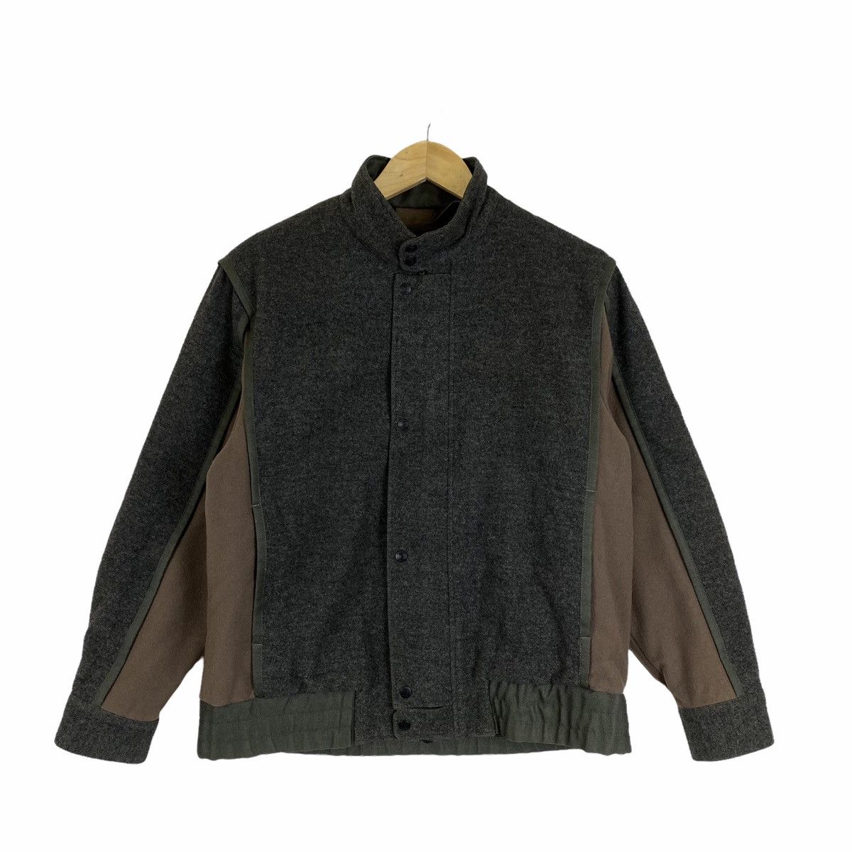 Pierre Balmain Vintage PIERRE BALMAIN Paris Wool Bomber Jacket Size US M / EU 48-50 / 2 - 1 Thumbnail