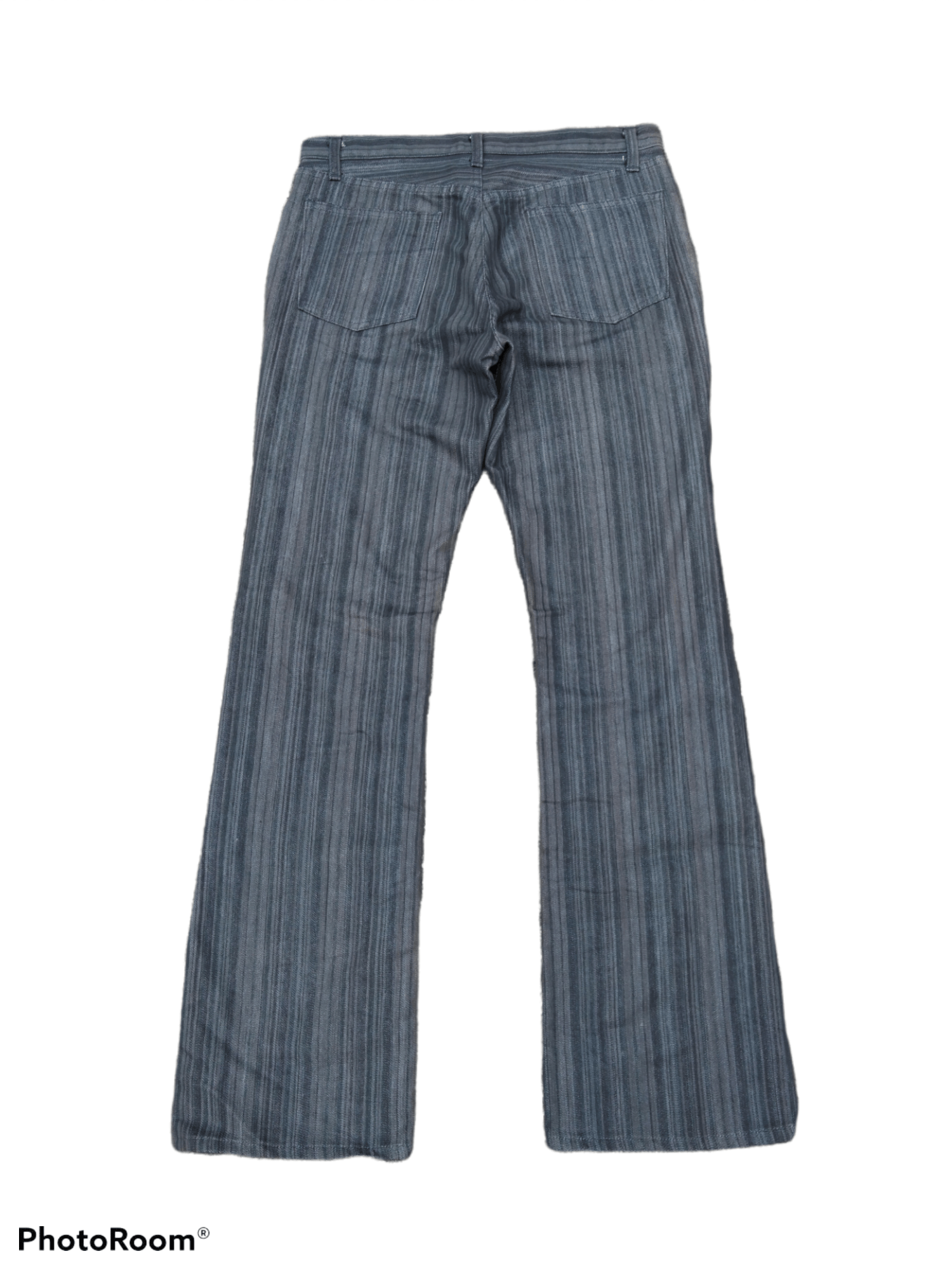 Designer × Schlussel FLARED🔥SCHUSSEL MADE IN JAPAN HICKORY STRIPE PANTS Size US 31 - 2 Thumbnail