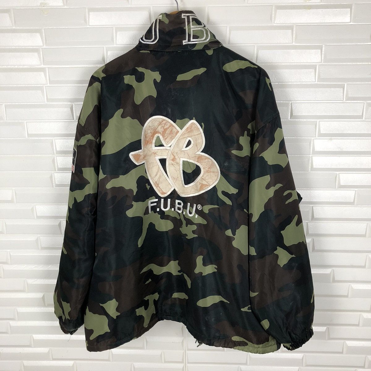 Fubu × Vintage ✈️🔥FUBU URBAN GEAR HOODIE LIGHT JACKET🔥✈️ Size US L / EU 52-54 / 3 - 6 Thumbnail
