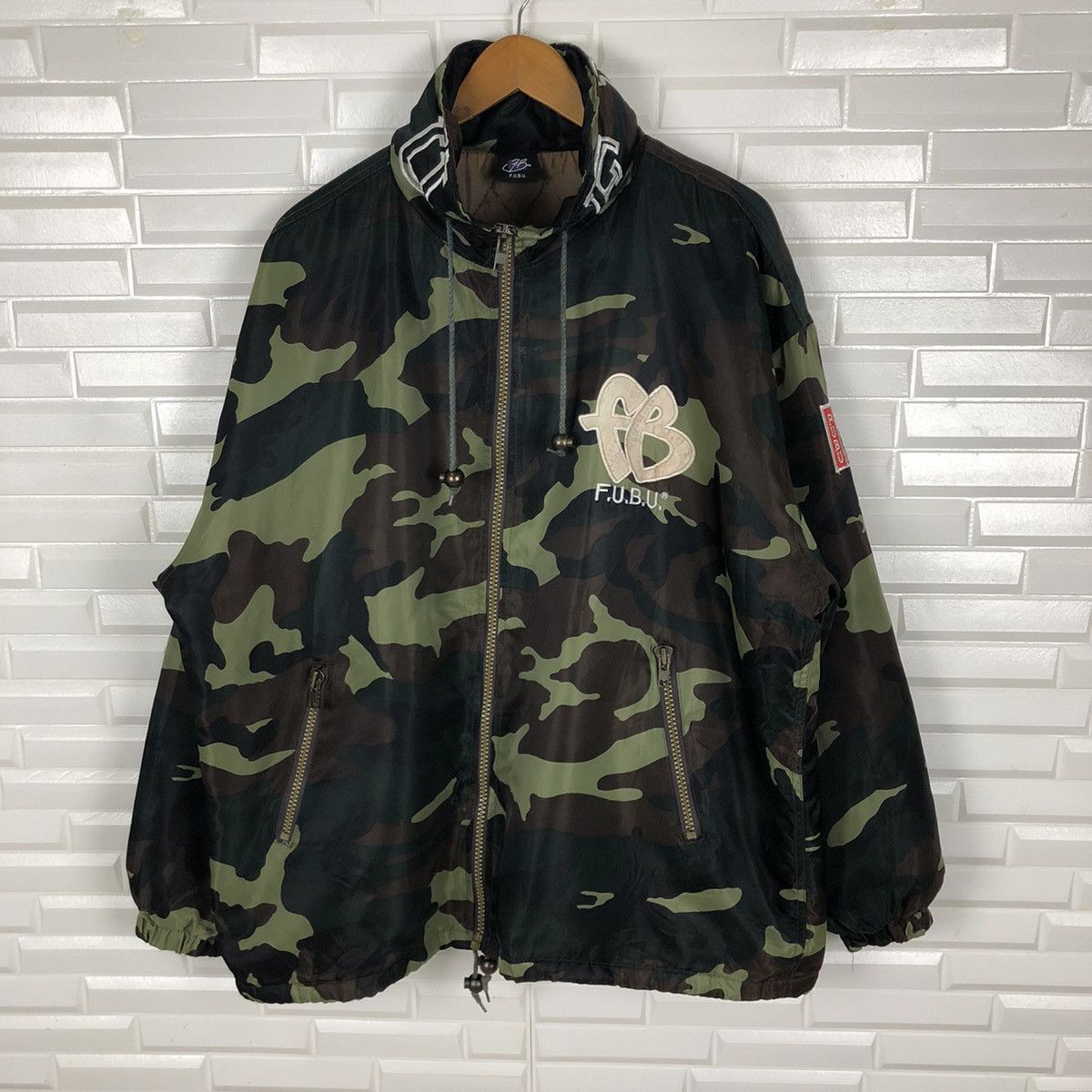 Fubu × Vintage ✈️🔥FUBU URBAN GEAR HOODIE LIGHT JACKET🔥✈️ Size US L / EU 52-54 / 3 - 2 Thumbnail
