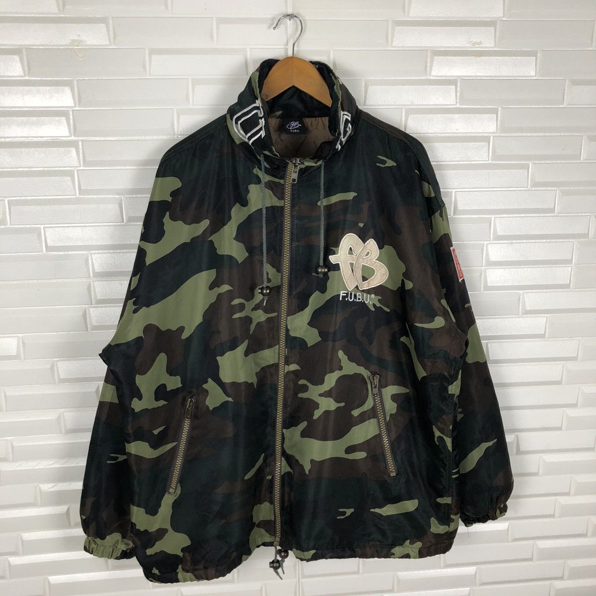 Fubu × Vintage ✈️🔥FUBU URBAN GEAR HOODIE LIGHT JACKET🔥✈️ Size US L / EU 52-54 / 3 - 4 Thumbnail