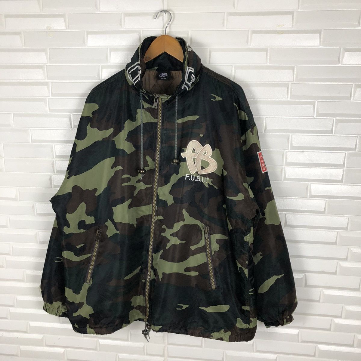 Fubu × Vintage ✈️🔥FUBU URBAN GEAR HOODIE LIGHT JACKET🔥✈️ Size US L / EU 52-54 / 3 - 3 Thumbnail