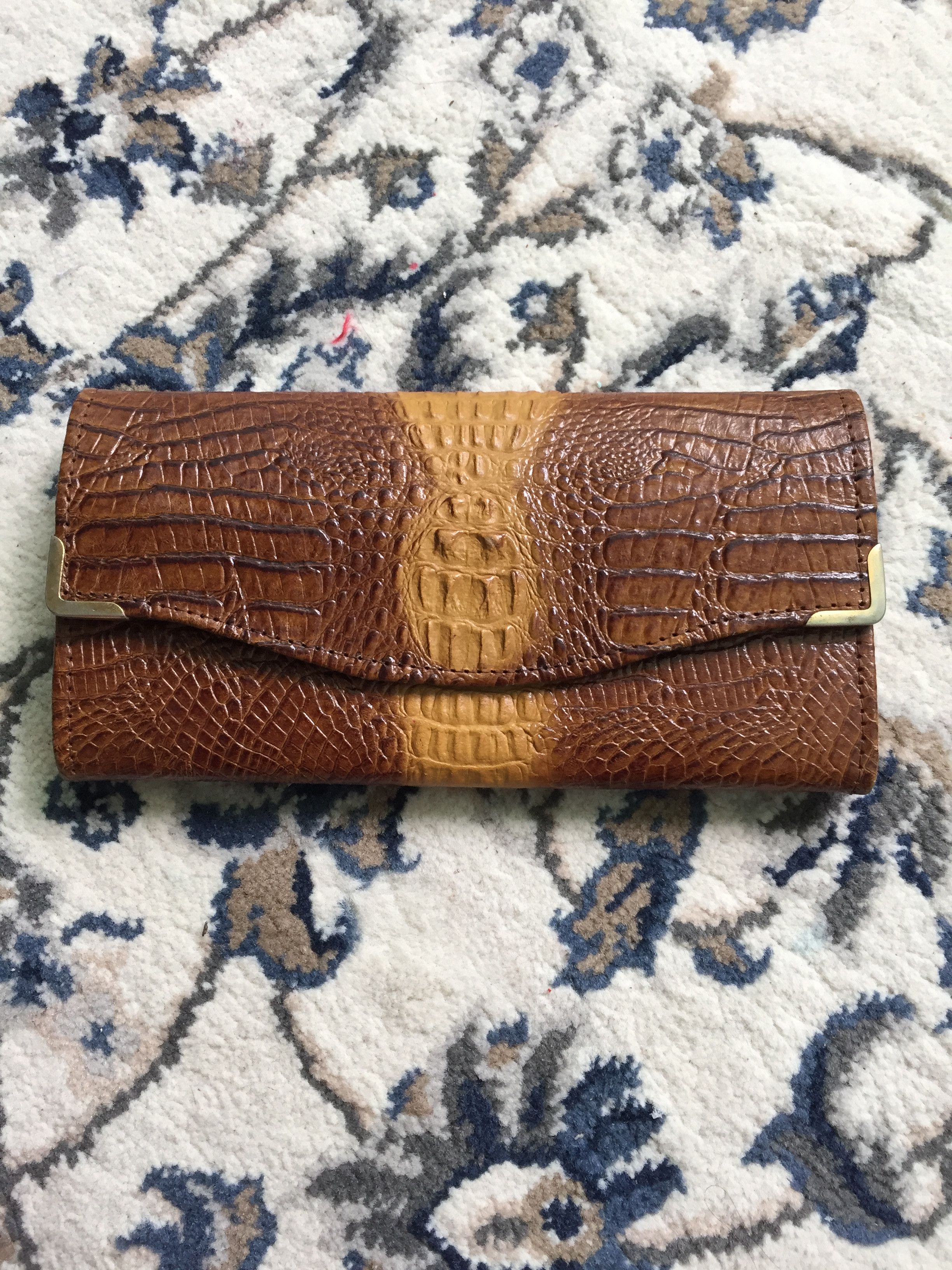 VINTAGE CROCODILE WALLET
